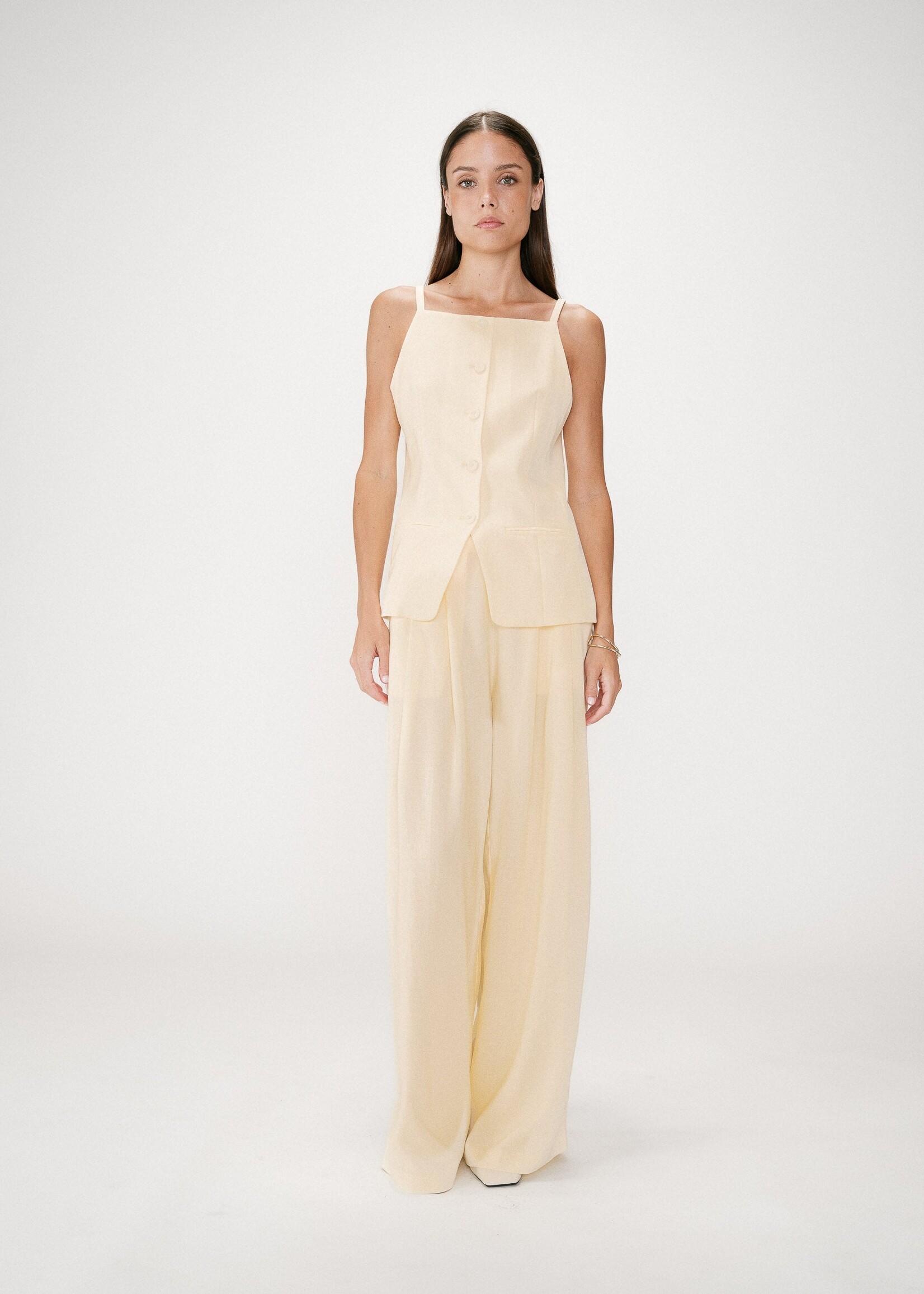 Grace and Mila Grace & Mila Winston Vest - Jaune