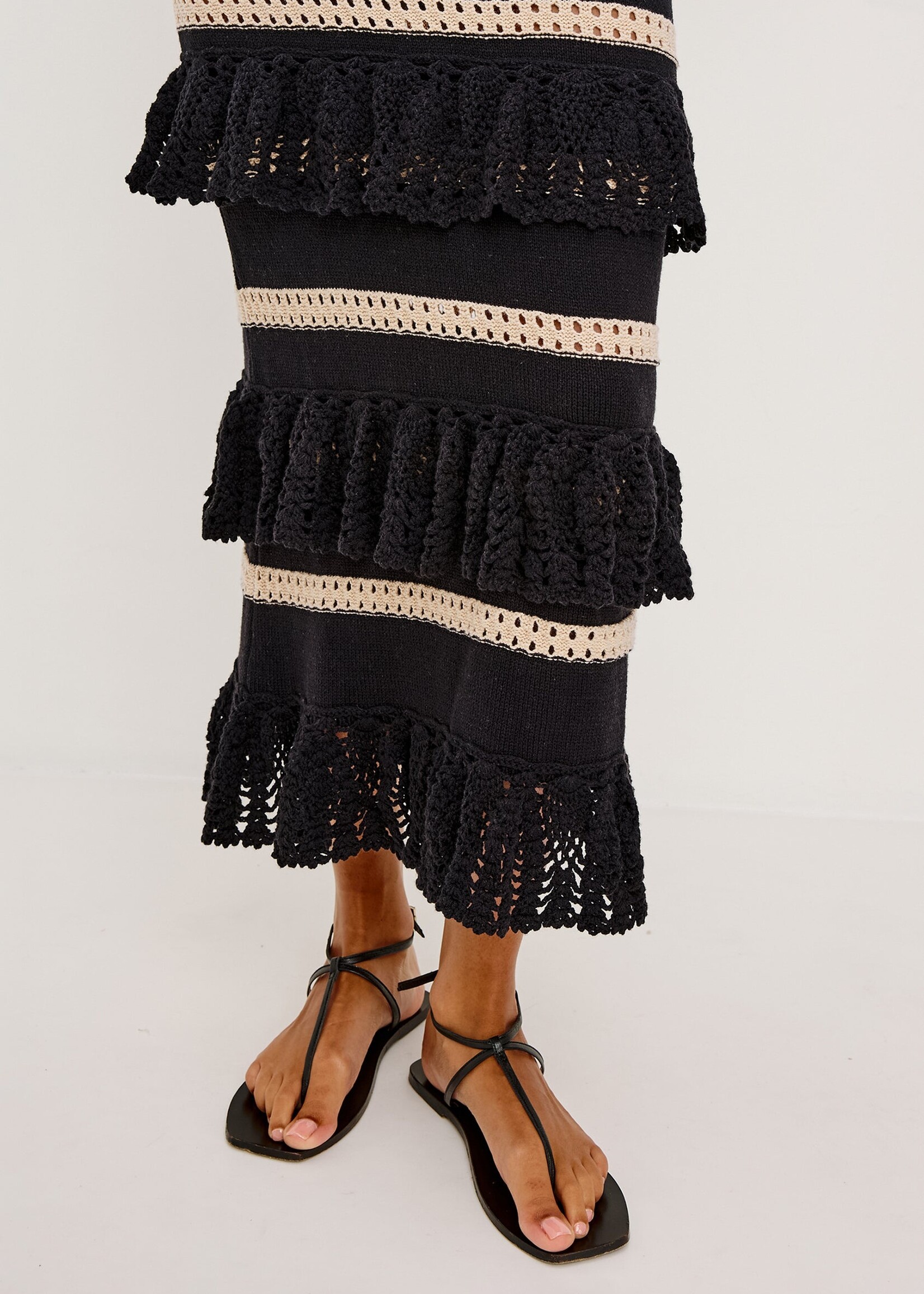 Rails Rails Ana Dress - Black Oat Stripe