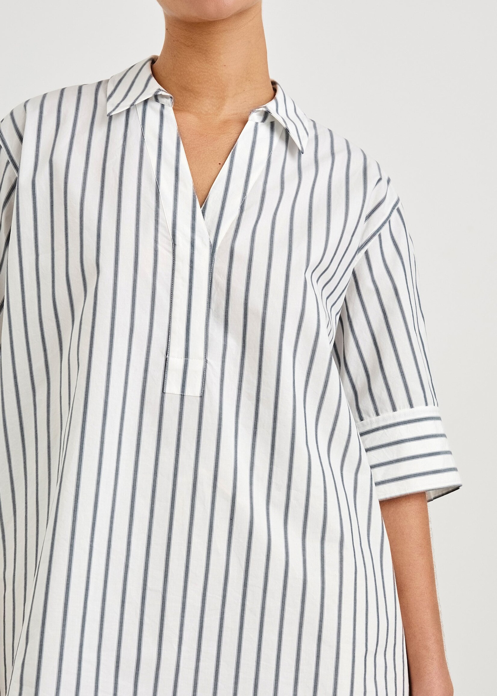 Rails Rails Juda Top - Chalk Slate Stripe