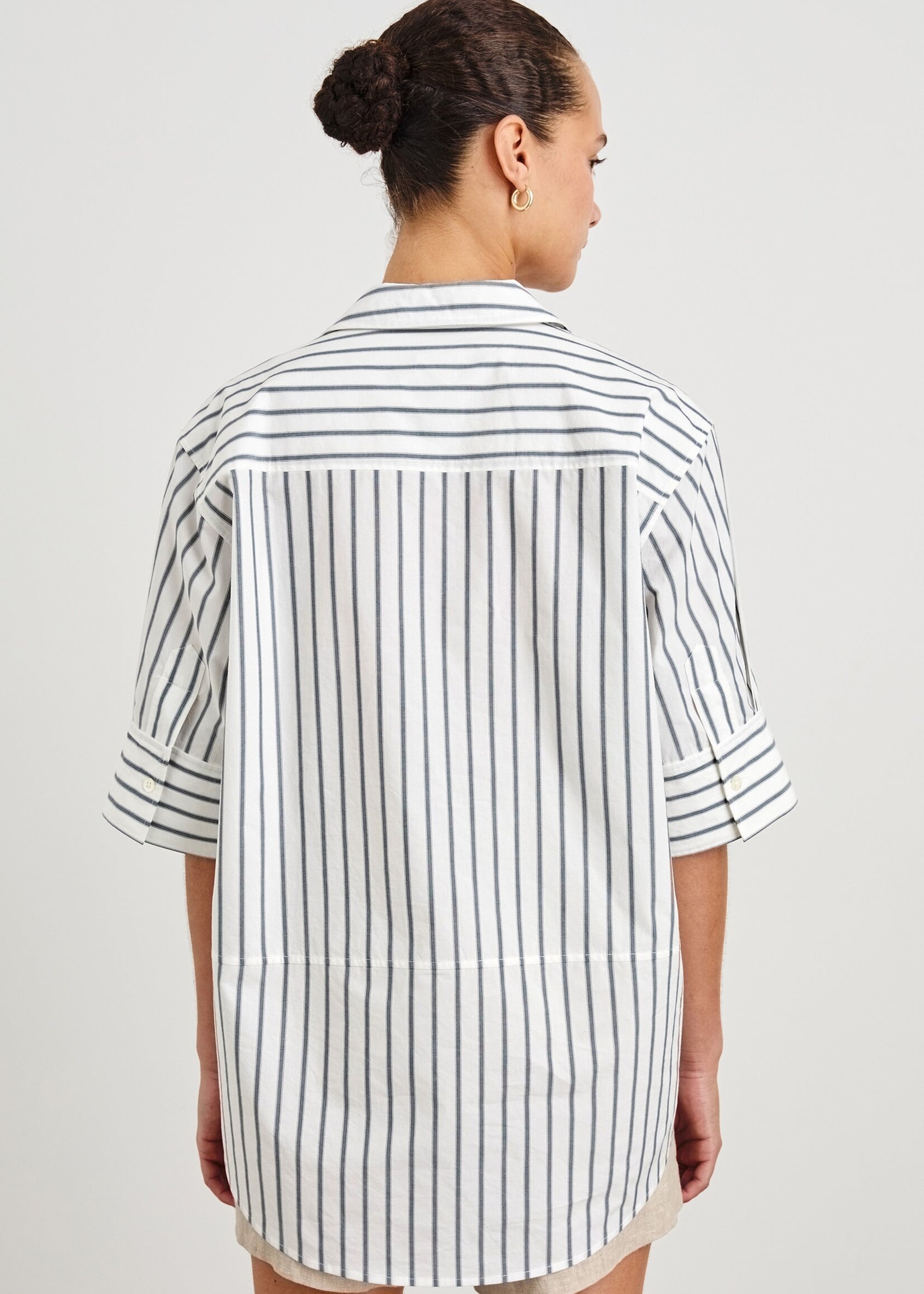 Rails Rails Haut Juda - Chalk Slate Stripe