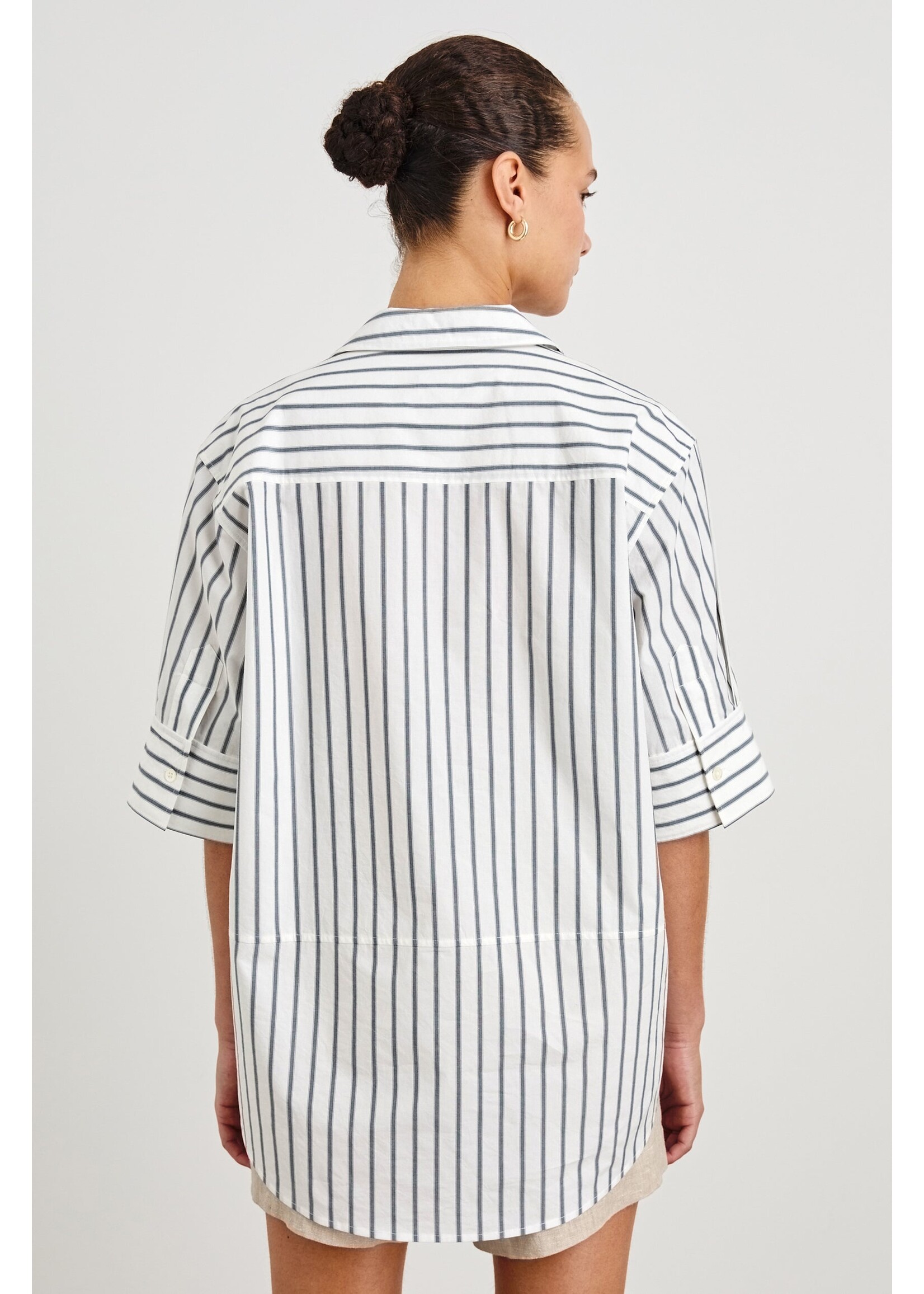 Rails Rails Haut Juda - Chalk Slate Stripe
