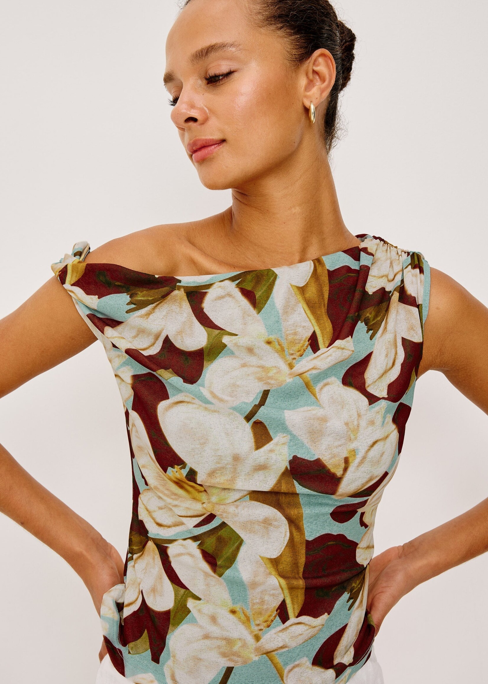 Rails Rails Orelia Top - Plumeria