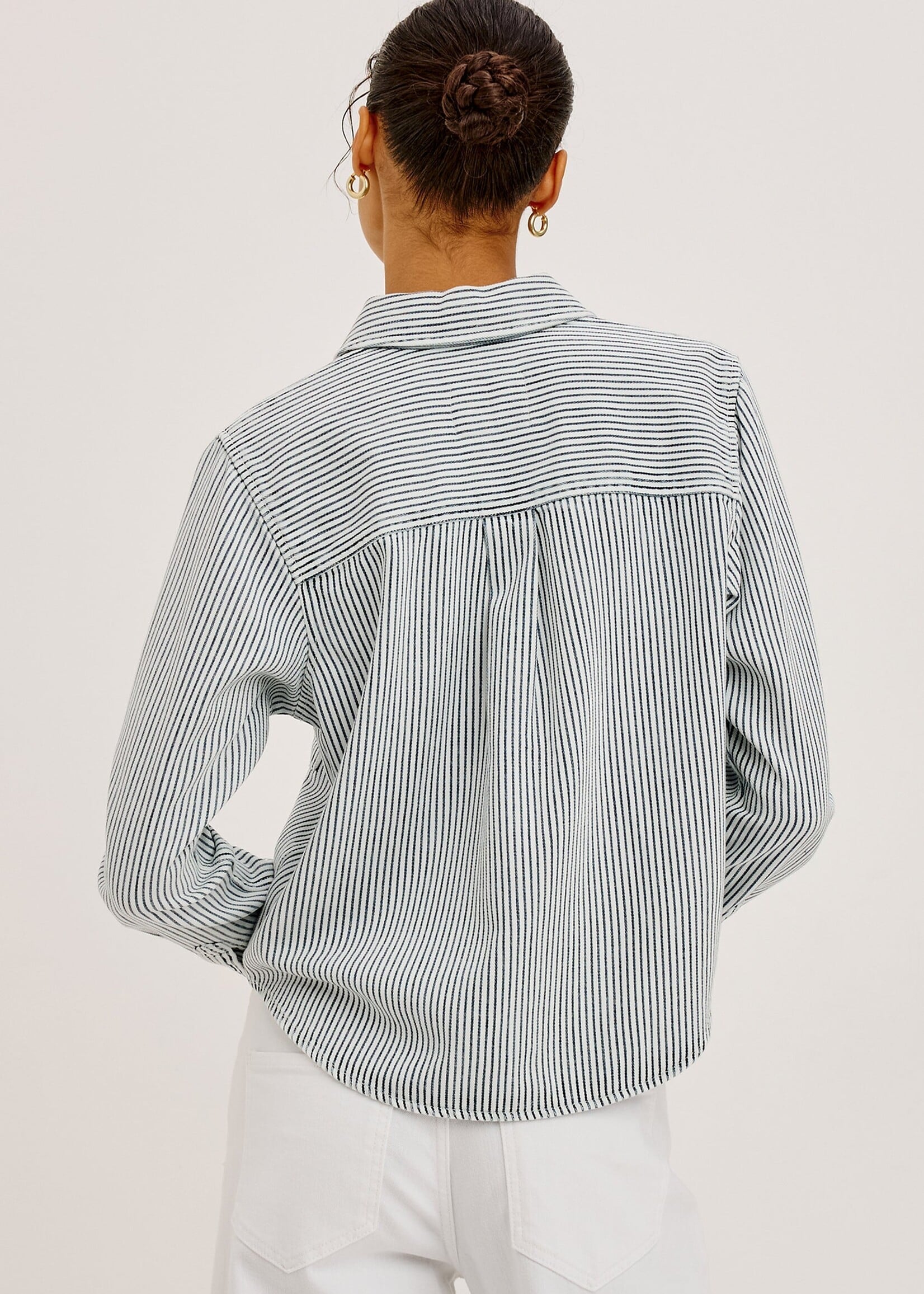 Rails Rails Noa Shirt - Railroad Stripe