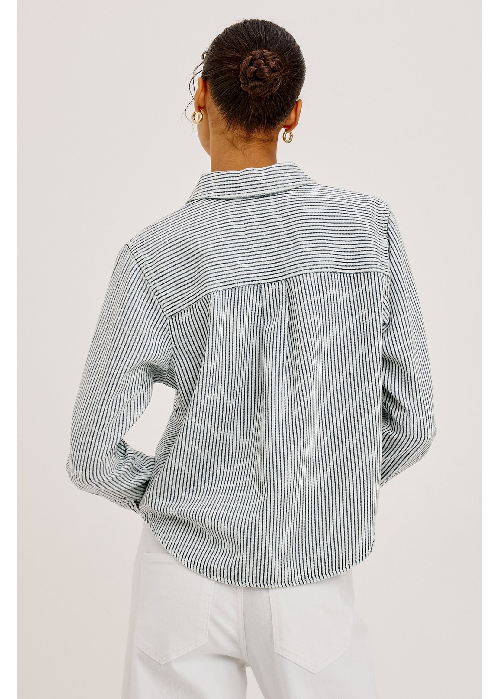 Rails Rails Noa Shirt - Railroad Stripe