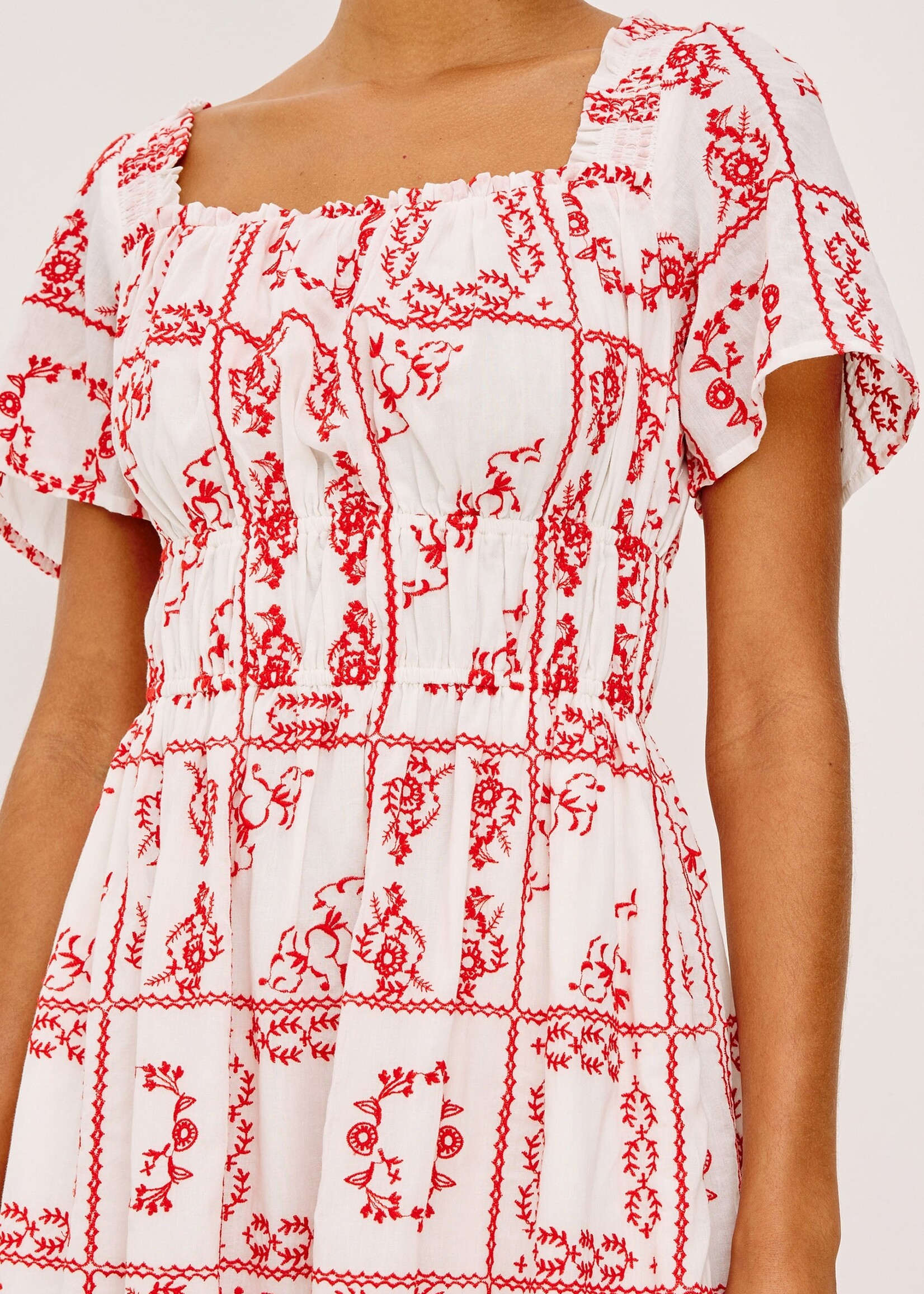 Rails Rails Nanette Dress - Ivory Red Handkerchief