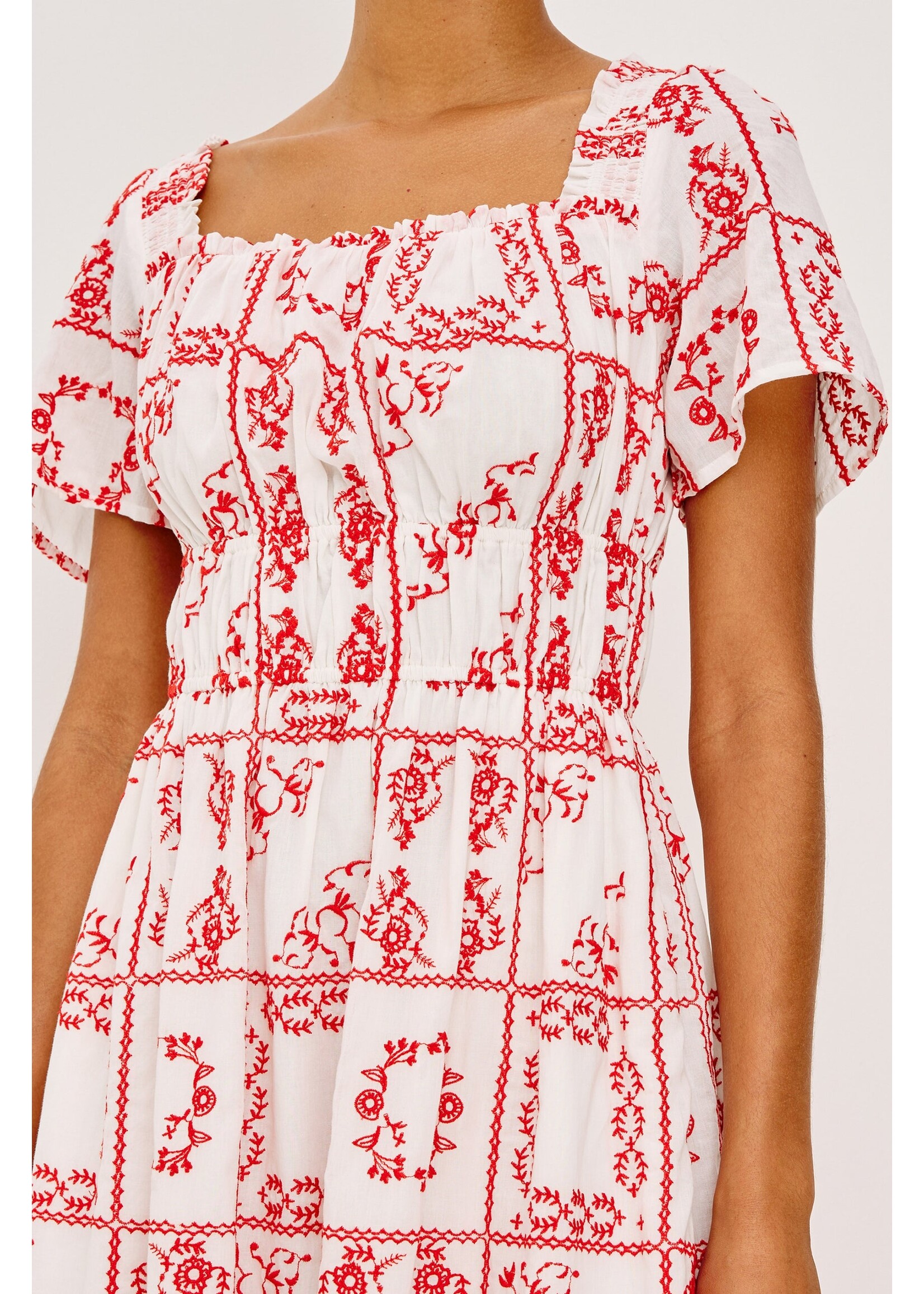 Rails Rails Nanette Dress - Ivory Red Handkerchief
