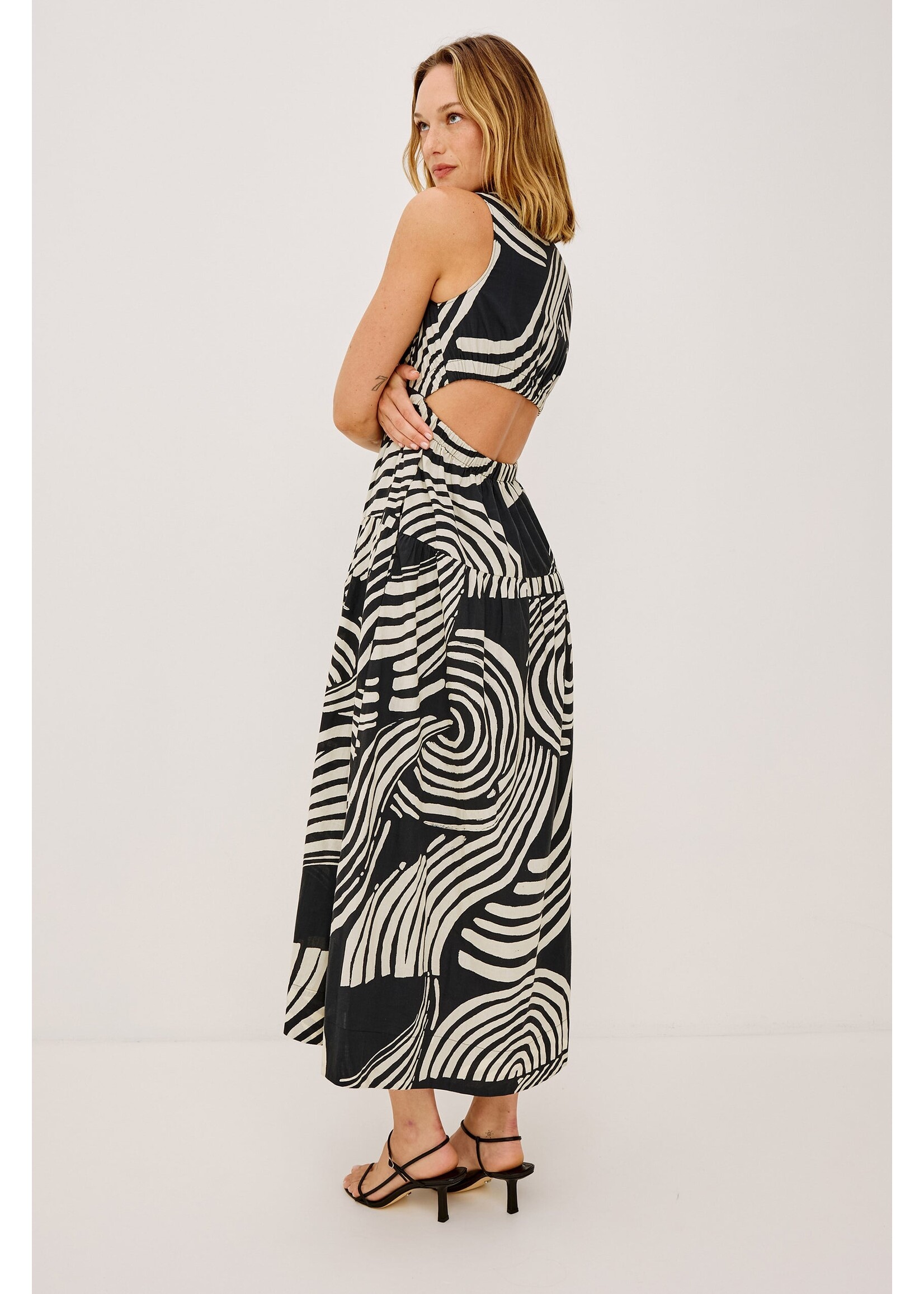 Rails SU26 RA Genevieve Dress - Onyx Waves