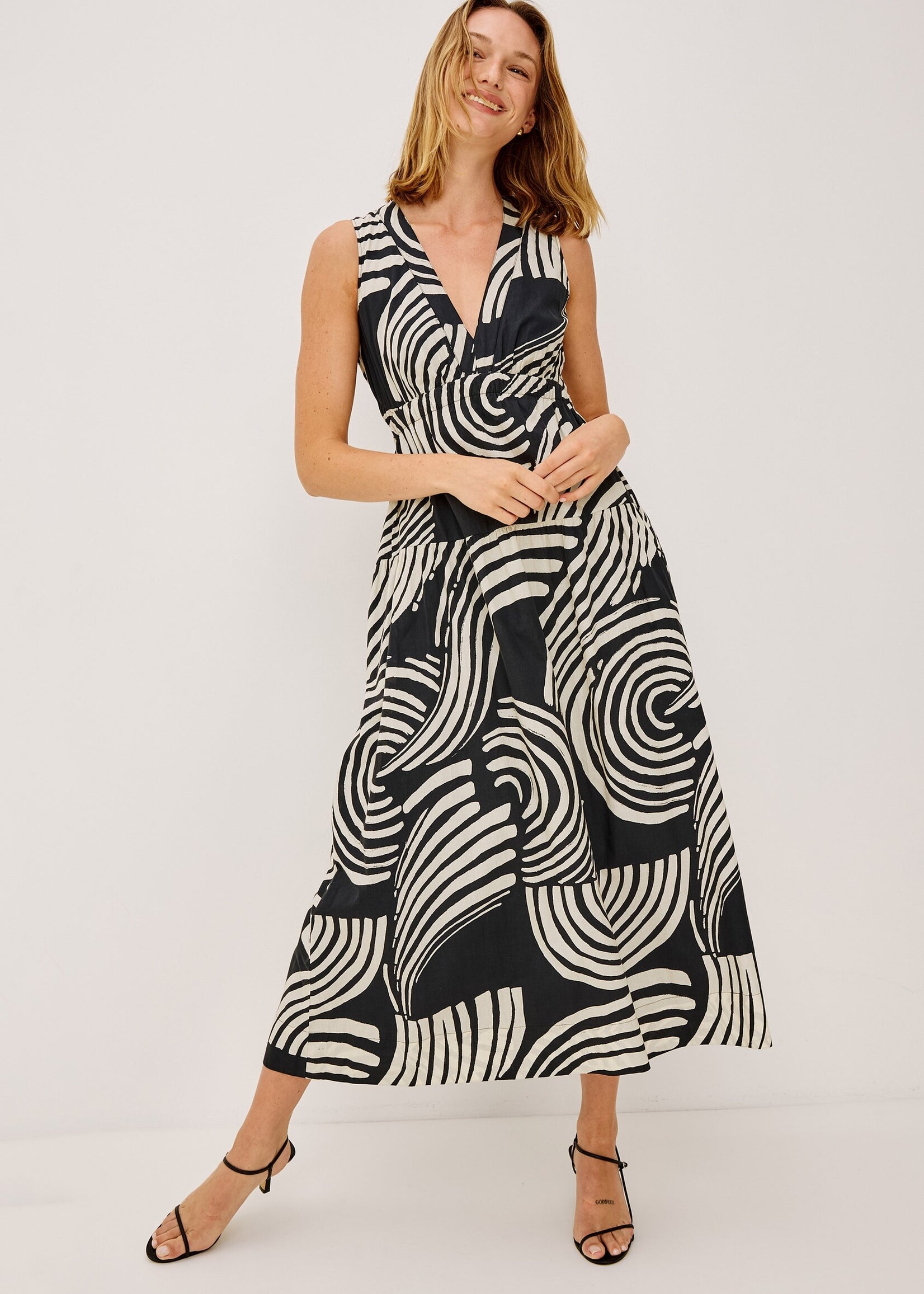 Rails SU26 RA Genevieve Dress - Onyx Waves