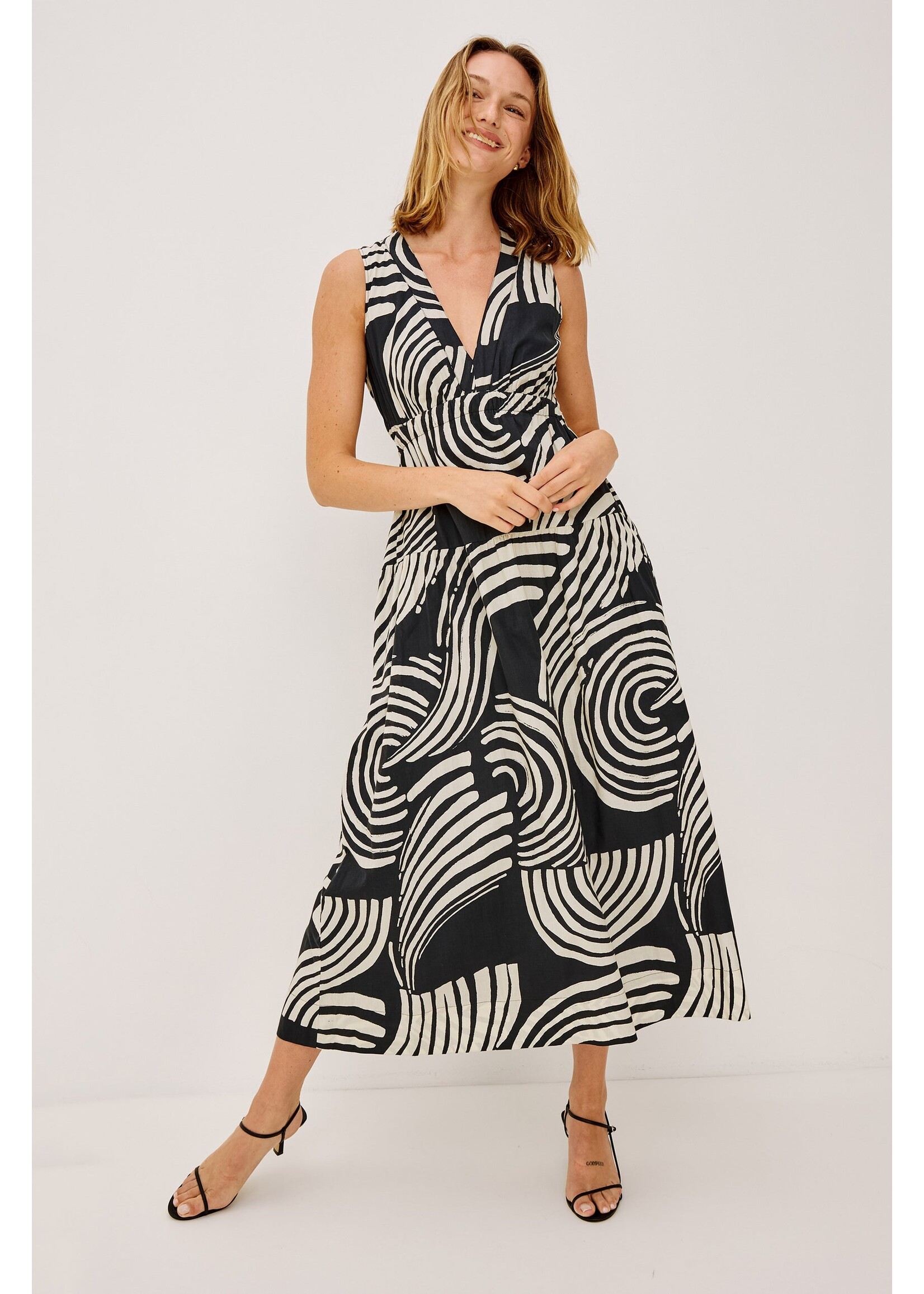 Rails SU26 RA Genevieve Dress - Onyx Waves