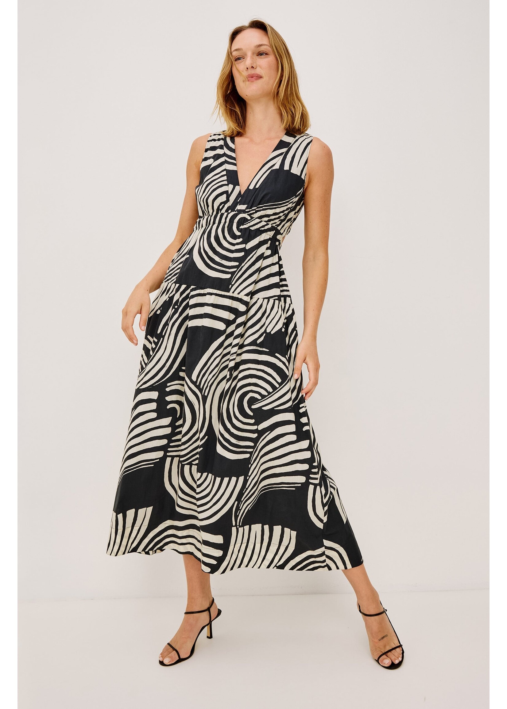 Rails SU26 RA Genevieve Dress - Onyx Waves
