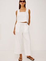 Rails Rails Pantalon Crop Emmie - White Linen