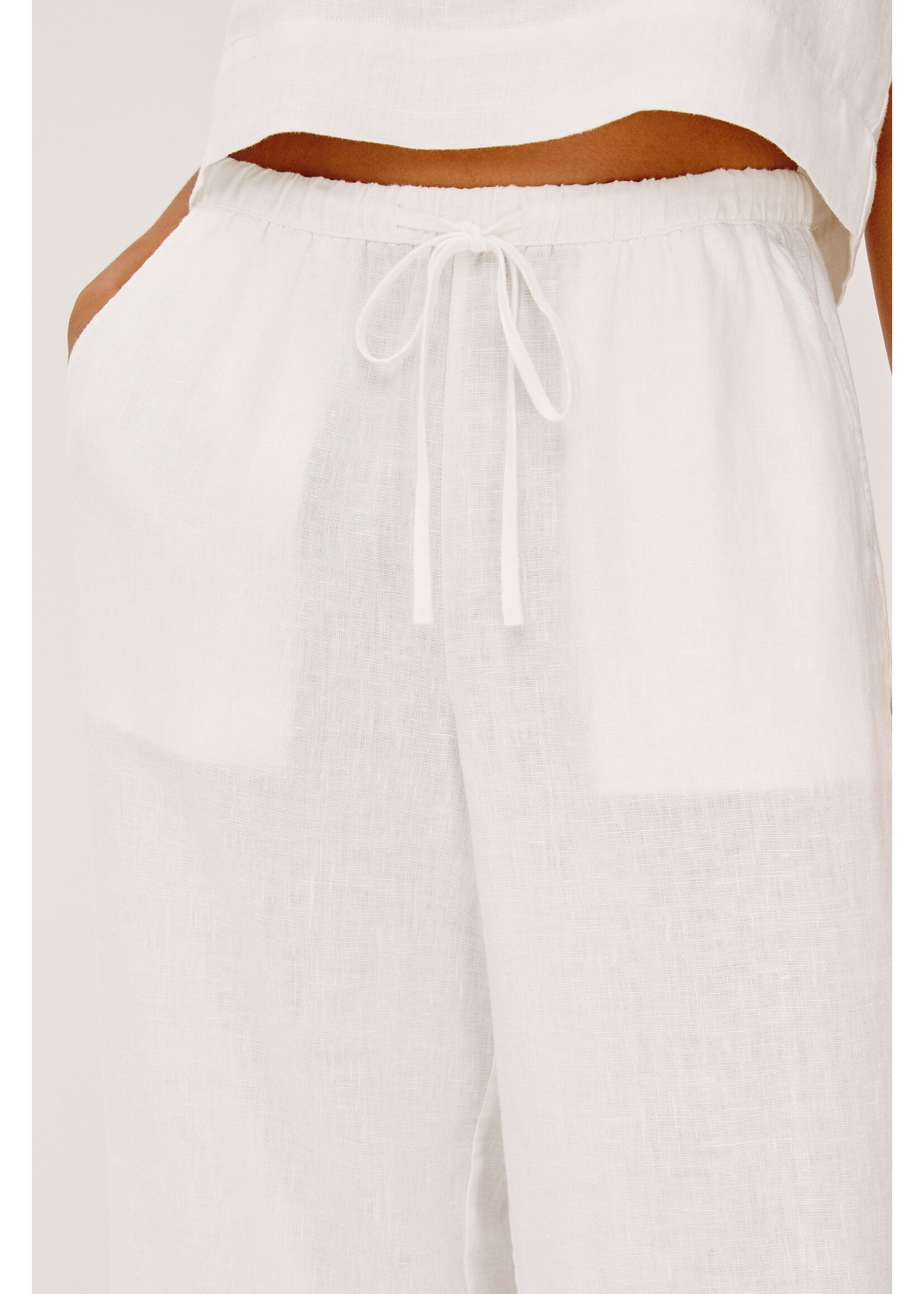 Rails Rails Emmie Crop Pants - White Linen