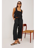 Rails Rails Pantalon Crop Emmie - Black Linen
