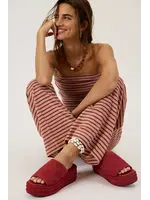 Free People Free People Harbour Flatform - Cherry Cola