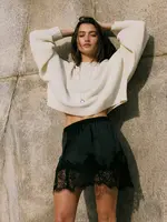 Free People Free People Meet In The Middle Skirt - Black