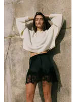 Free People Free People Jupe Meet In The Middle - Noir