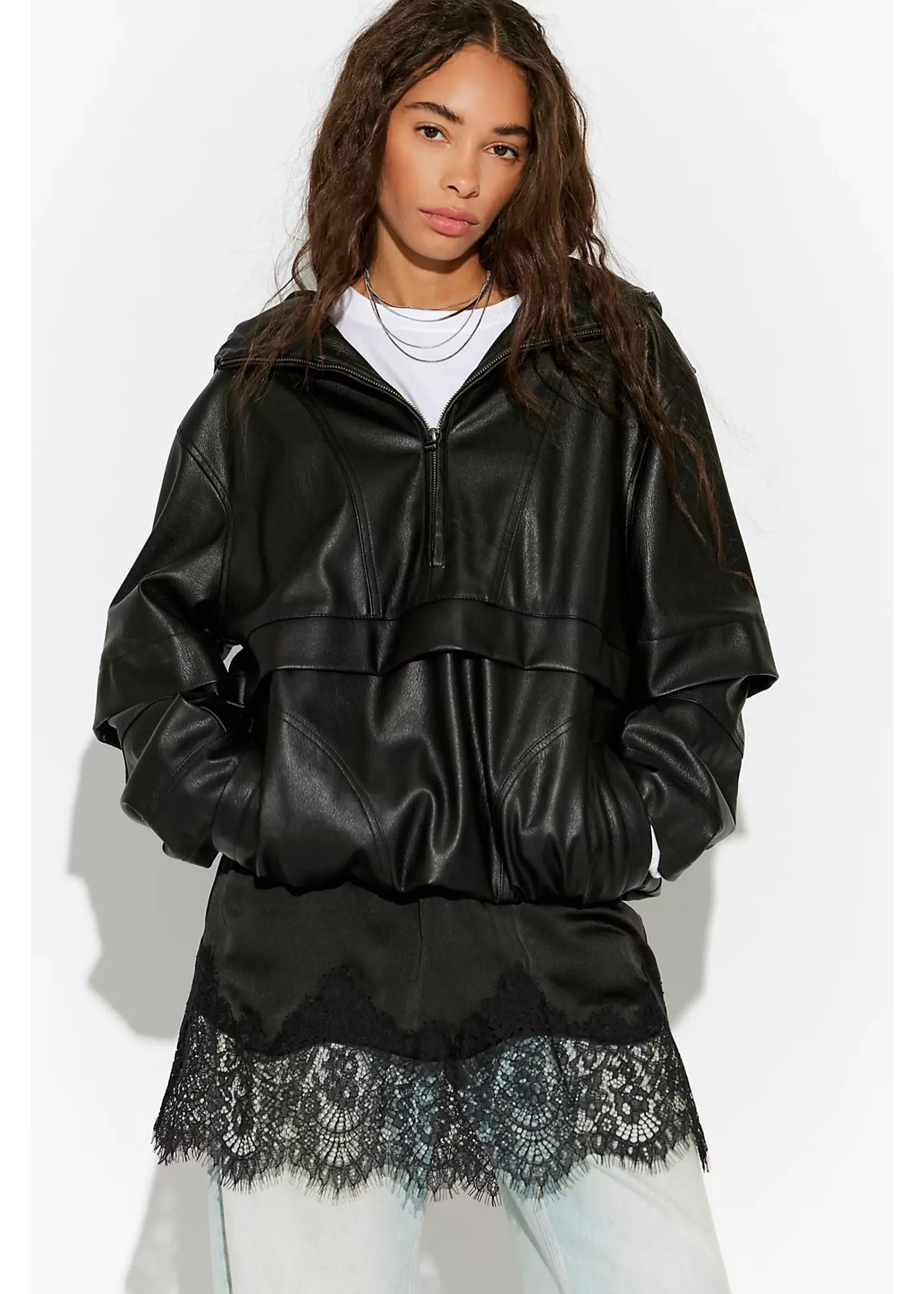 Free People Free People Jupe Meet In The Middle - Noir