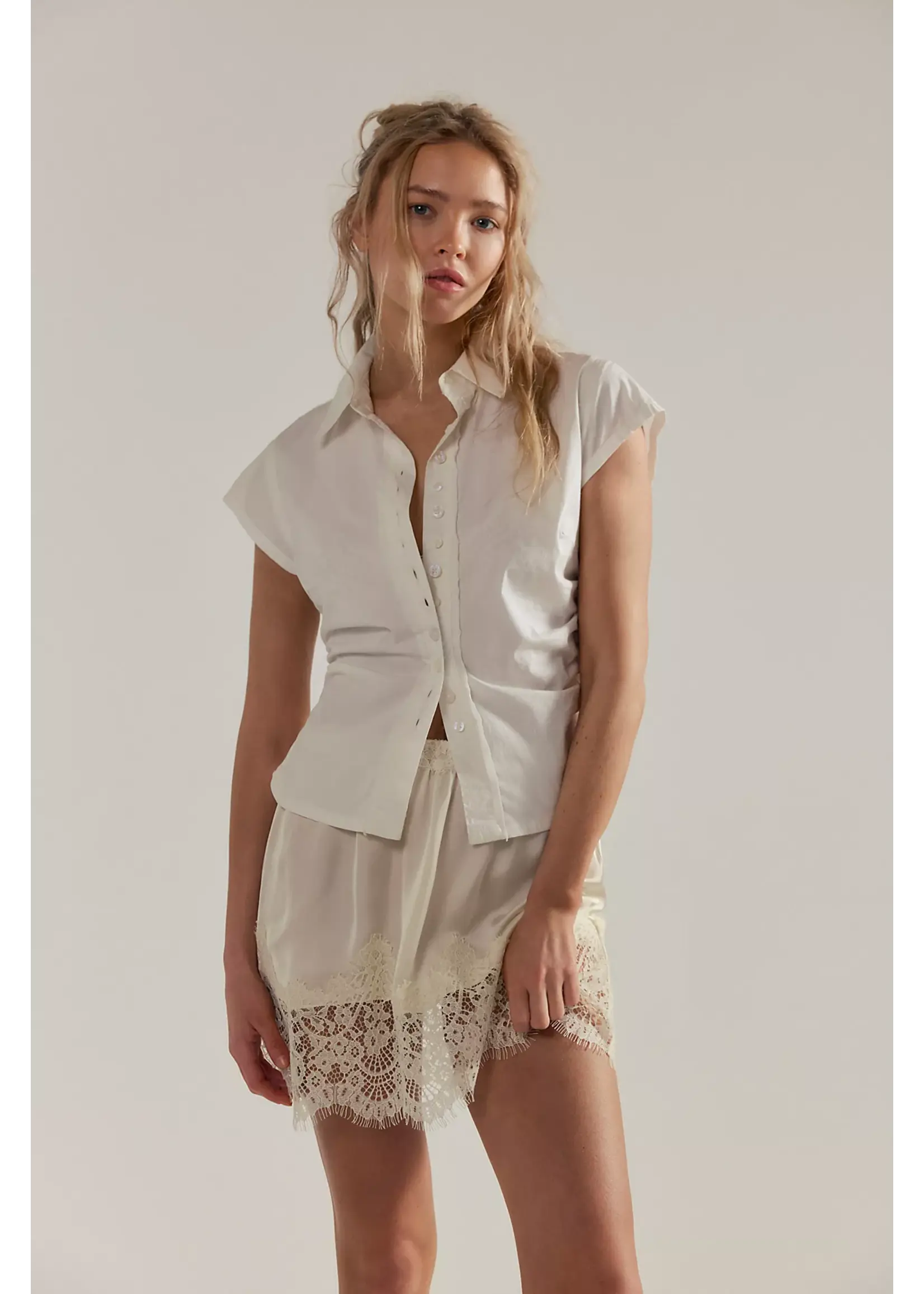 Free People Free People Meet In The Middle Skirt - Tofu