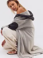 Free People Free People Tommorow Sweatshirt Cardi - Dark Heather Gray