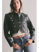 Free People Free People Ryland Vegan Band Jacket - Black