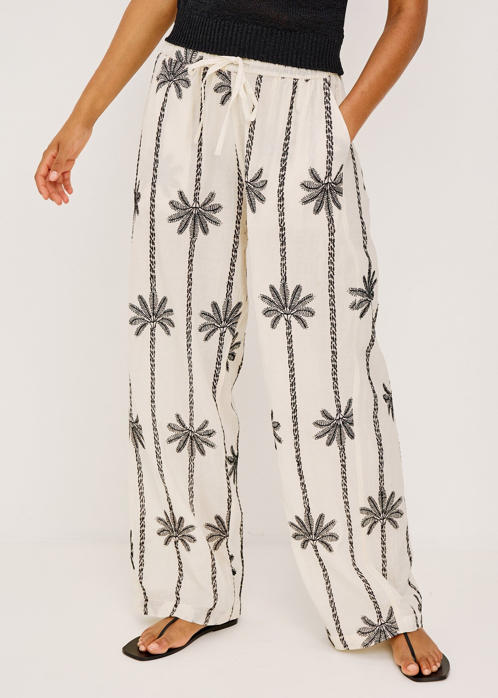 Rails Rails Pantalon Emmie - Palmiers Brodés