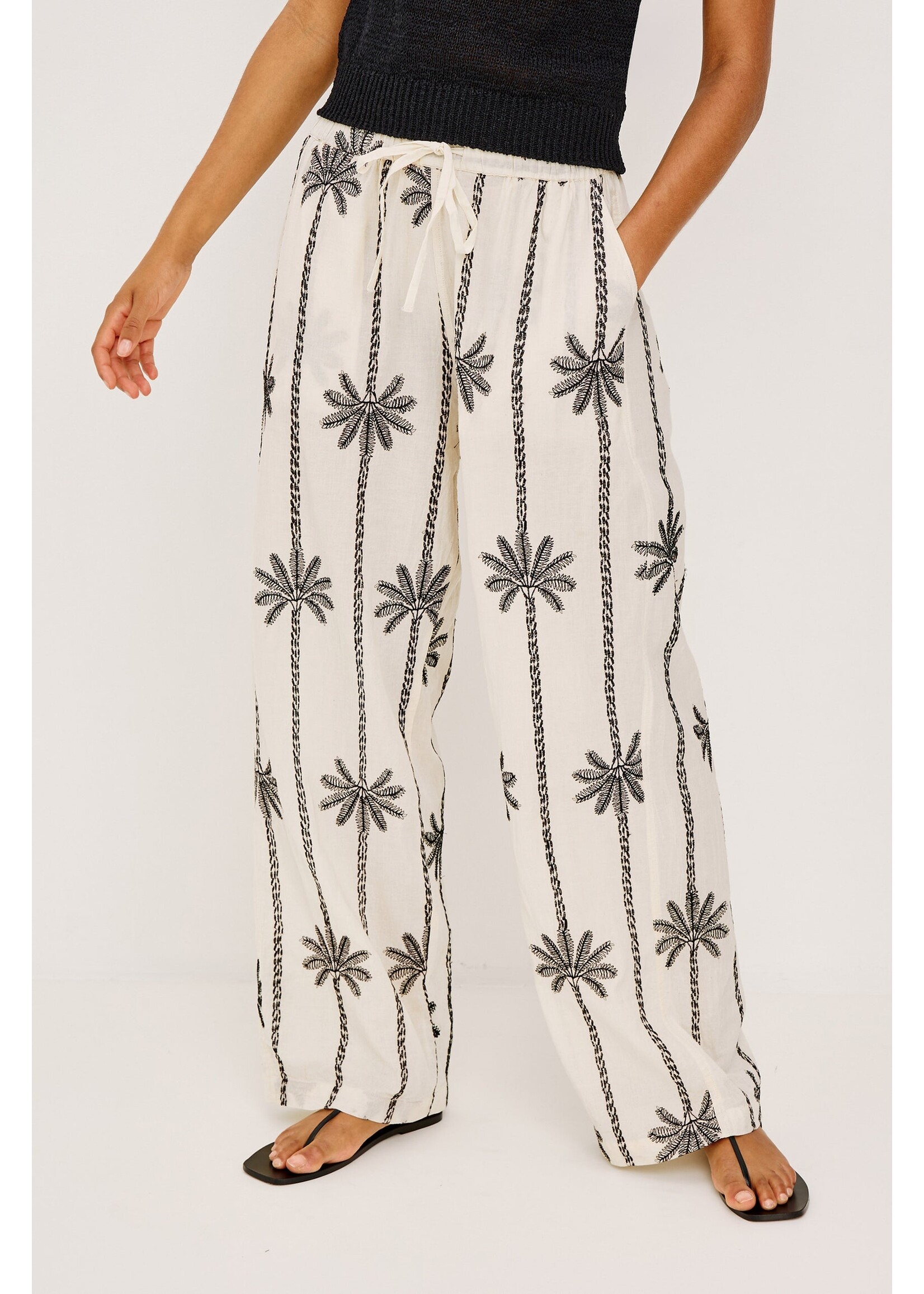 Rails Rails Emmie Pants - Embroidered Palms