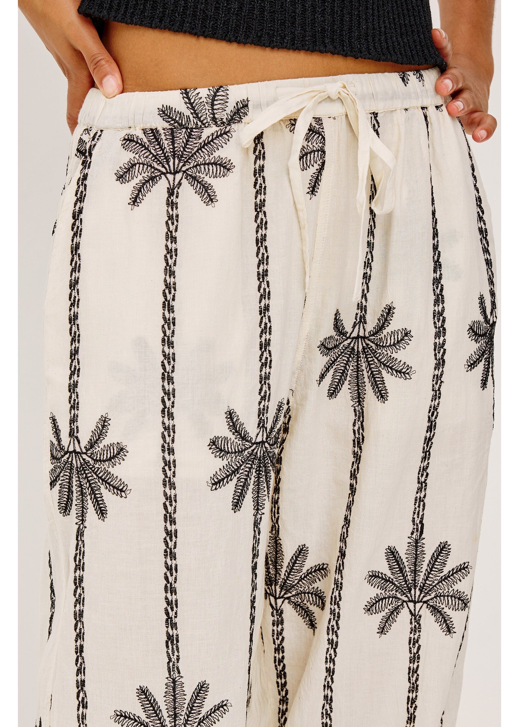Rails Rails Emmie Pants - Embroidered Palms