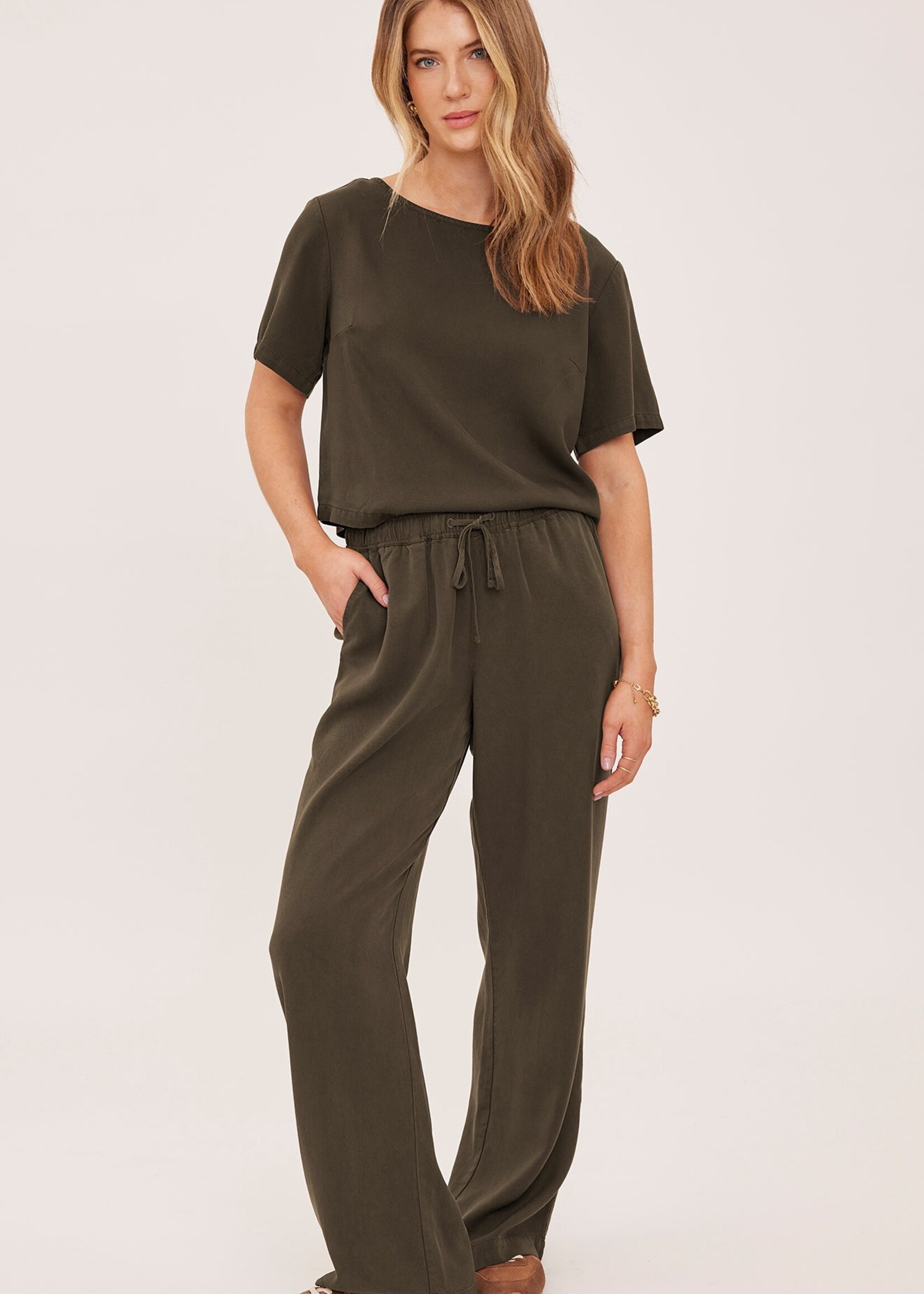 Gentle Fawn Gabriel Pants - Washed Bayleaf
