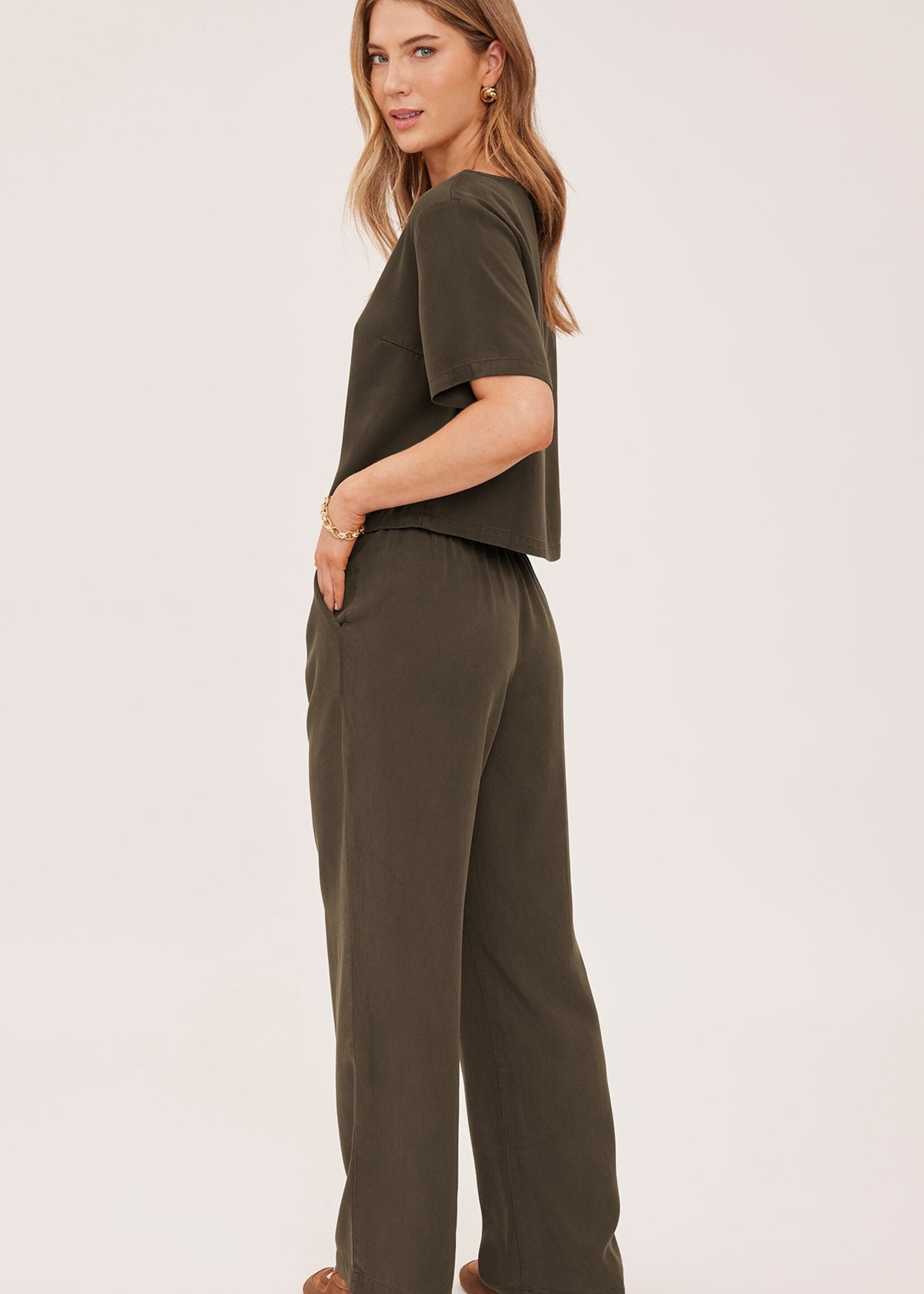 Gentle Fawn Gabriel Pants - Washed Bayleaf