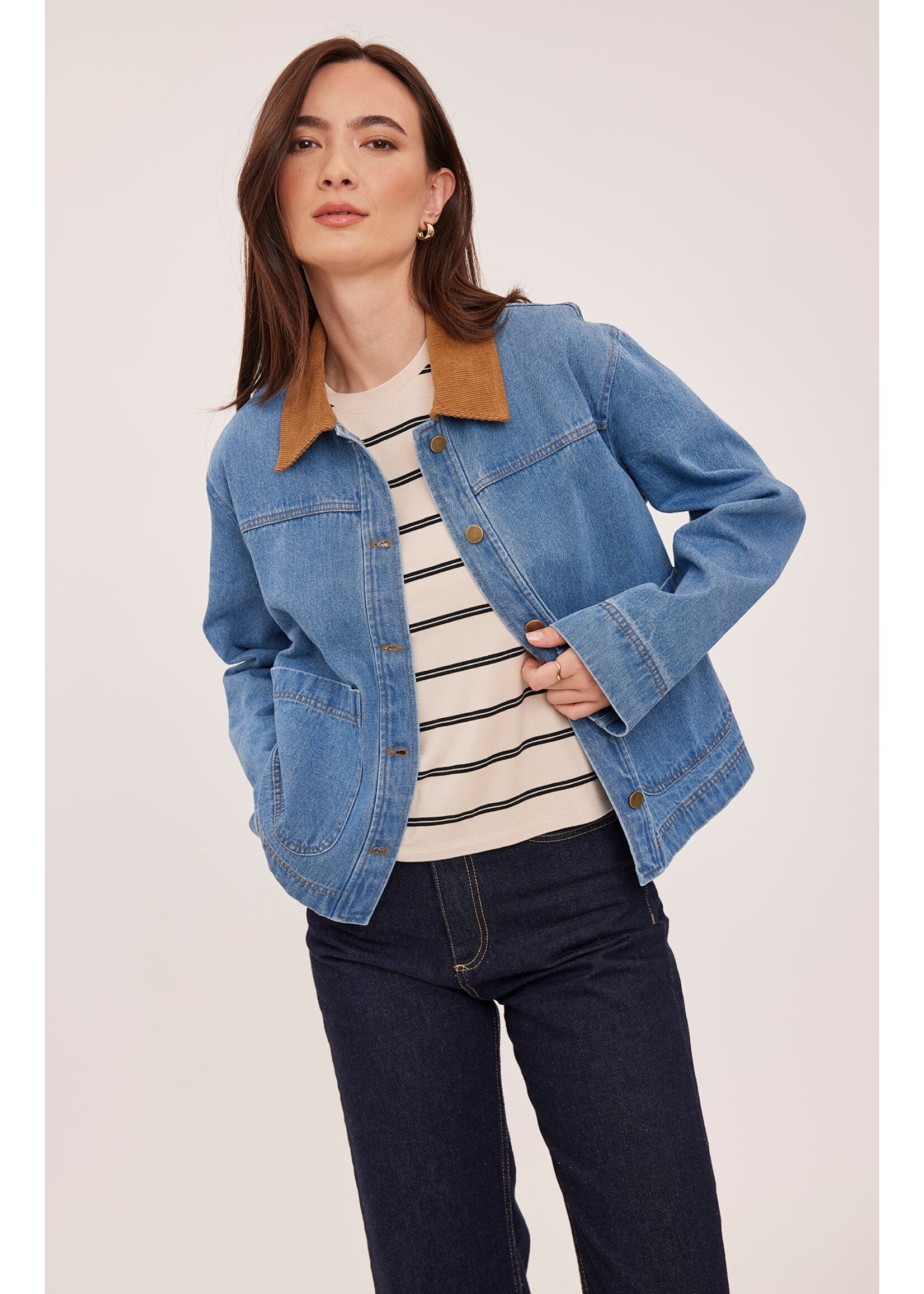 Gentle Fawn Manteau Connor - Light Wash