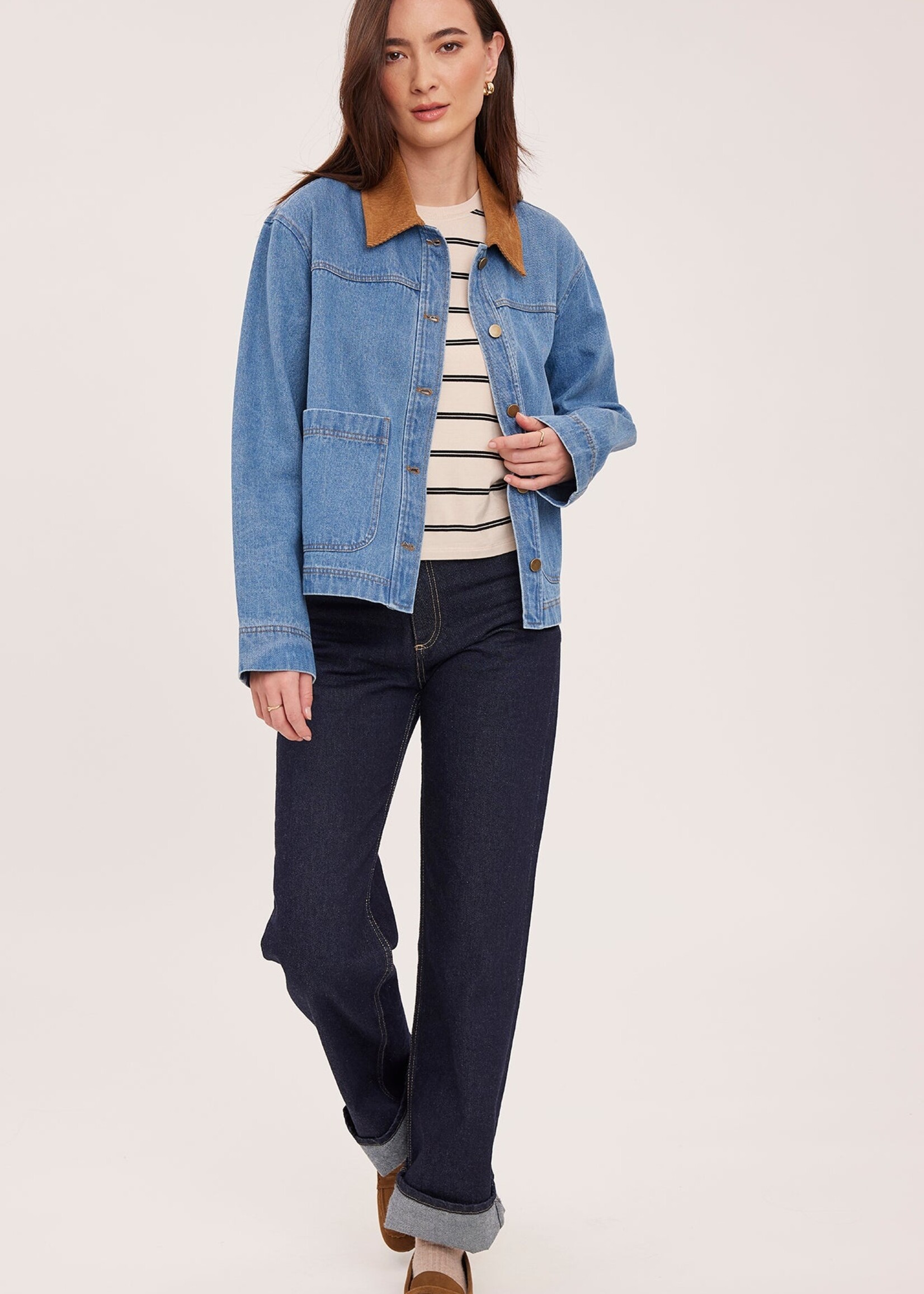 Gentle Fawn Connor Jacket - Light Wash
