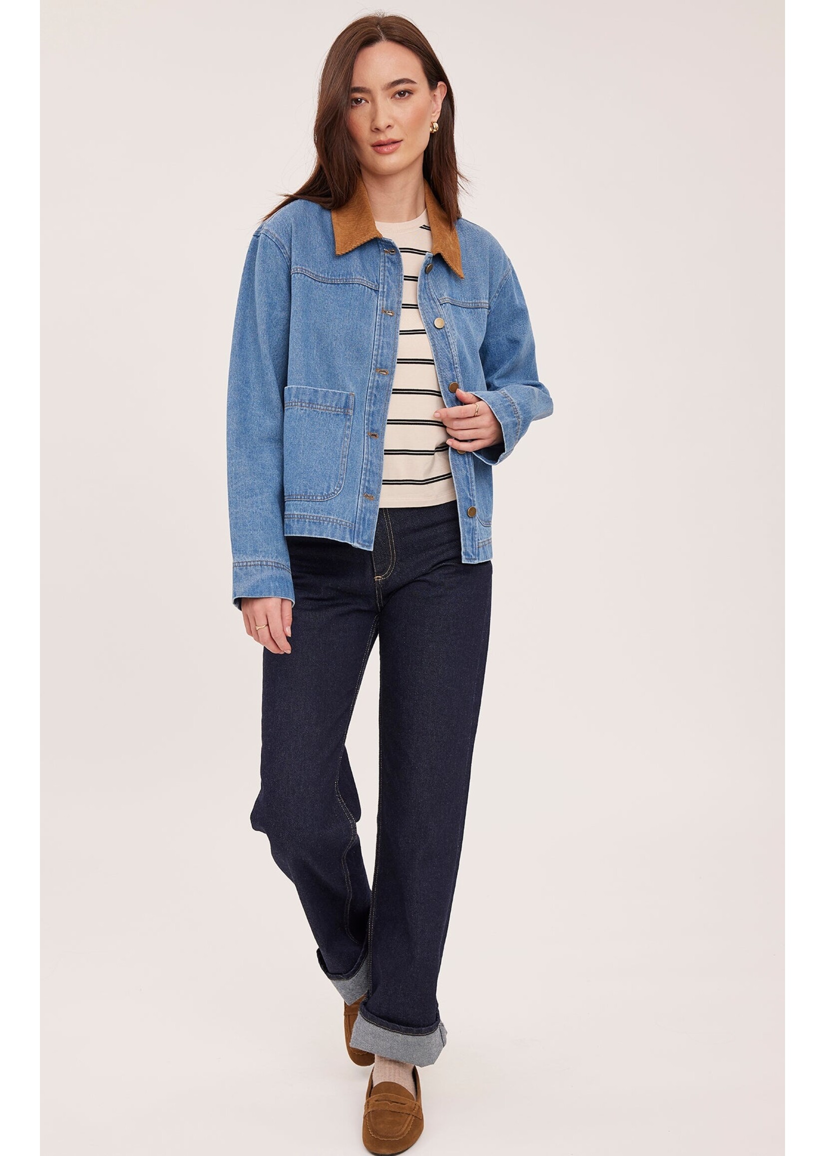 Gentle Fawn Manteau Connor - Light Wash
