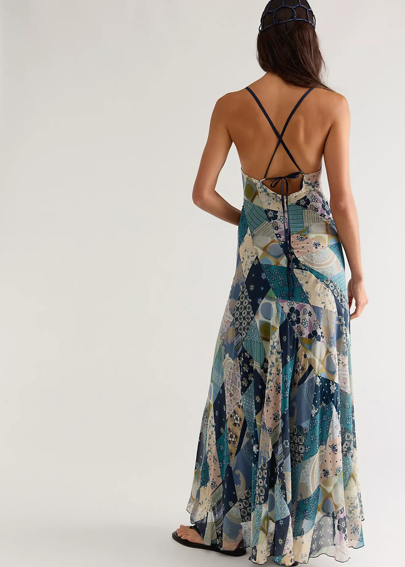 Free People Free People Robe Maxi Tis The Season - Storm Combo