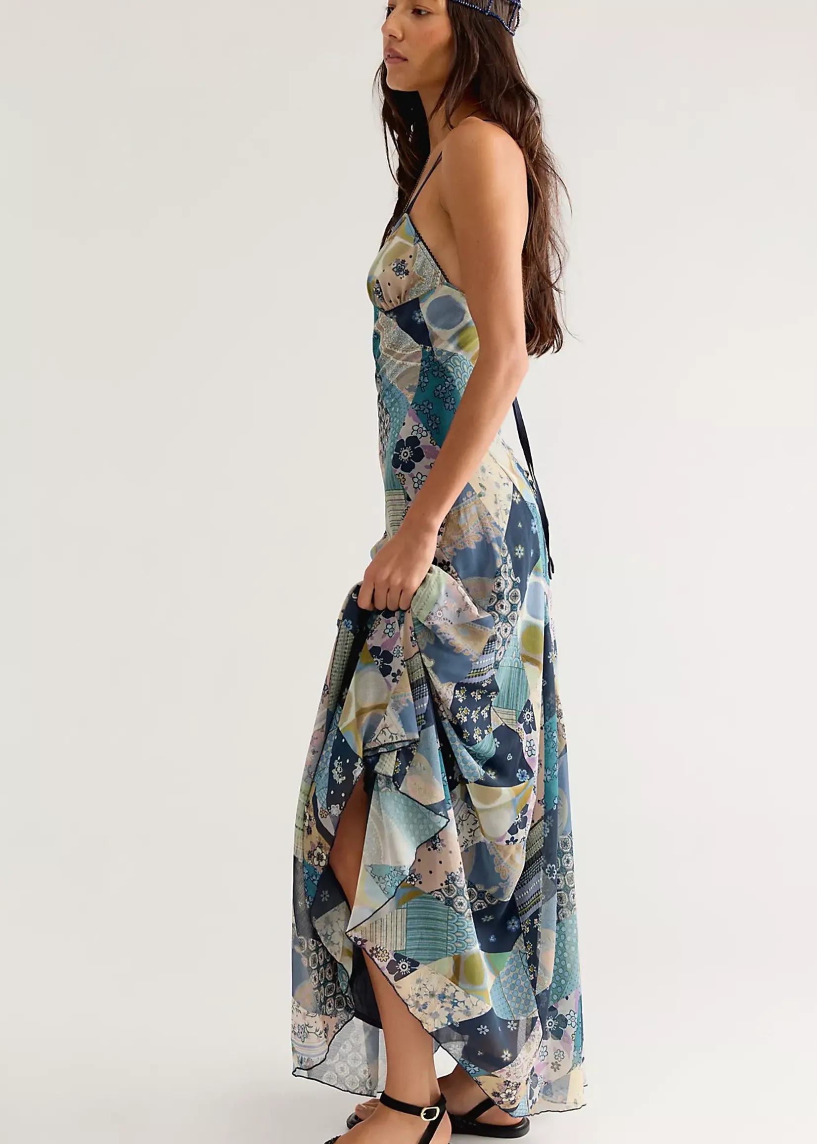 Free People Free People Robe Maxi Tis The Season - Storm Combo