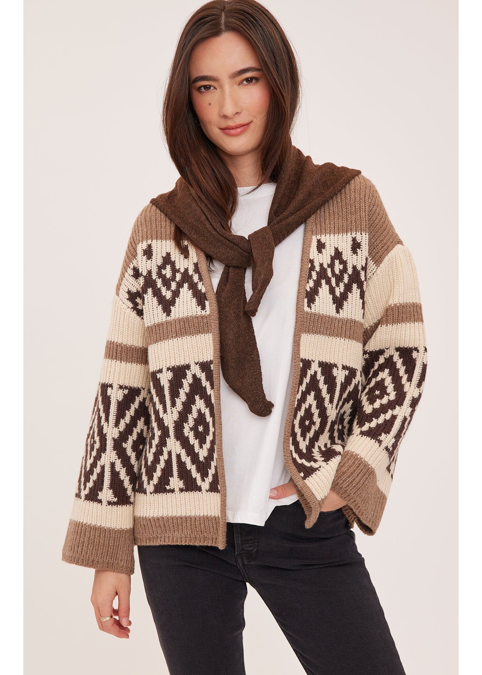 Gentle Fawn Dorian Cardigan - Heather Latte