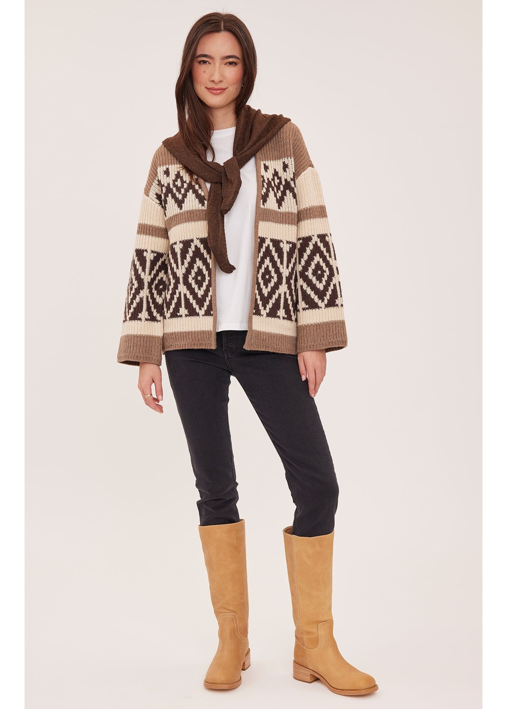 Gentle Fawn Dorian Cardigan - Heather Latte