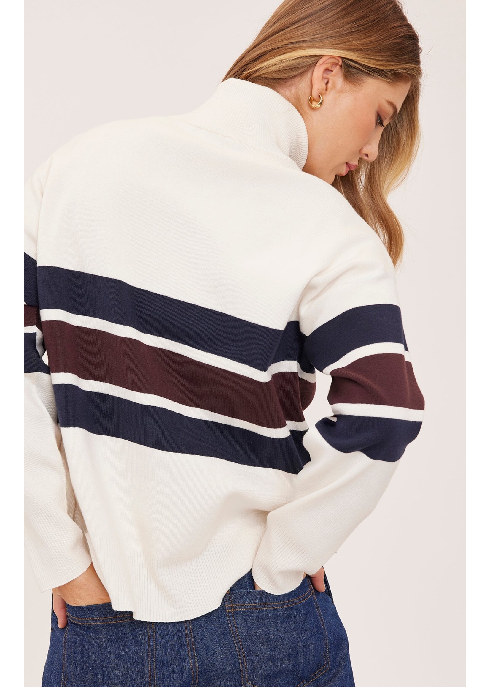 Gentle Fawn Chandail à Rayures Idris - Cream Stripe