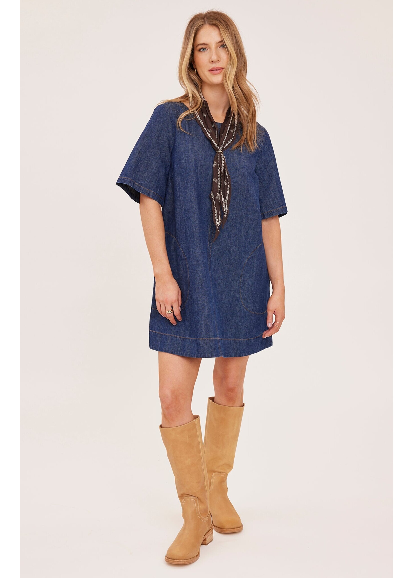 Gentle Fawn Robe Courte Penelope - Dark Wash
