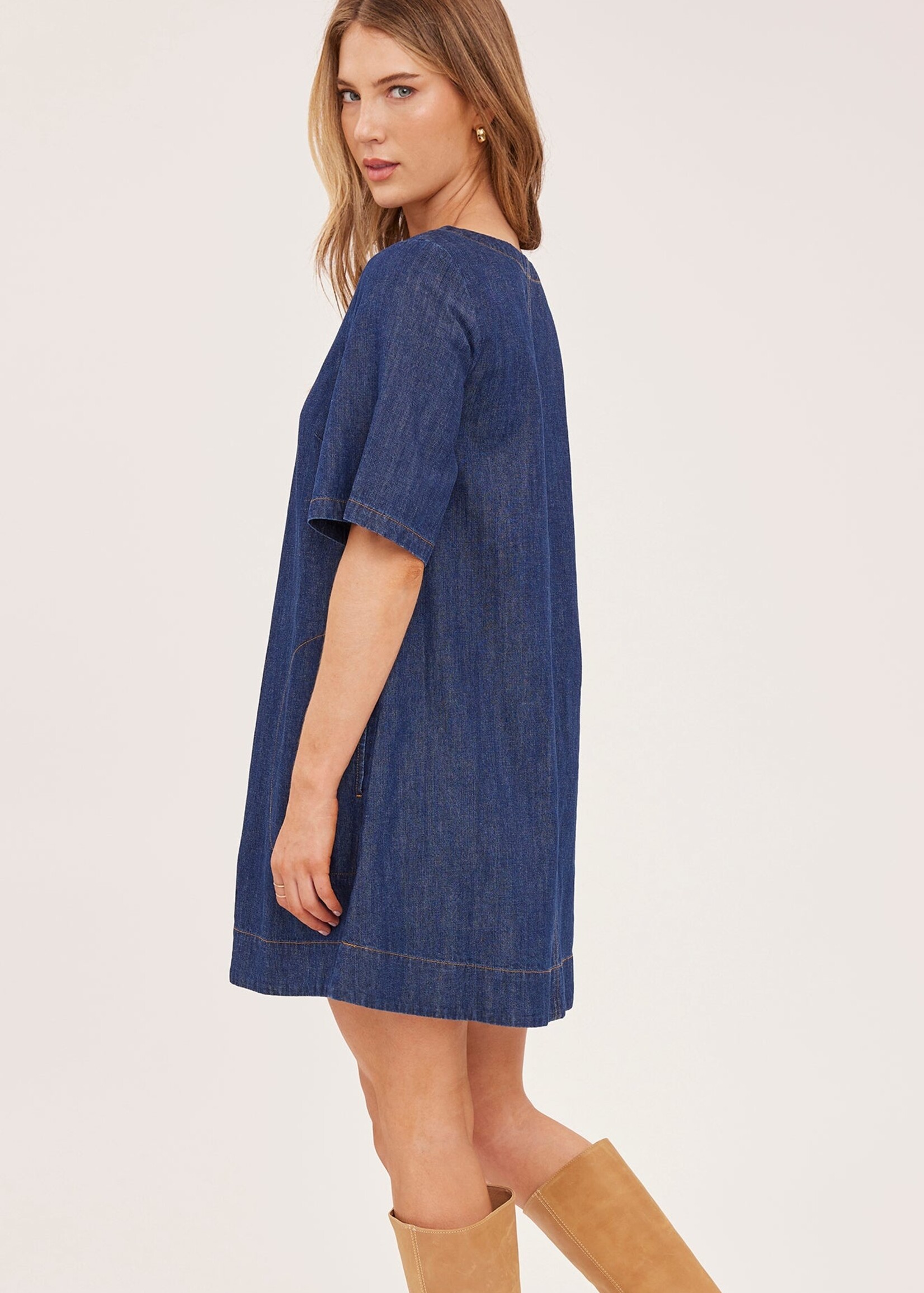 Gentle Fawn Robe Courte Penelope - Dark Wash