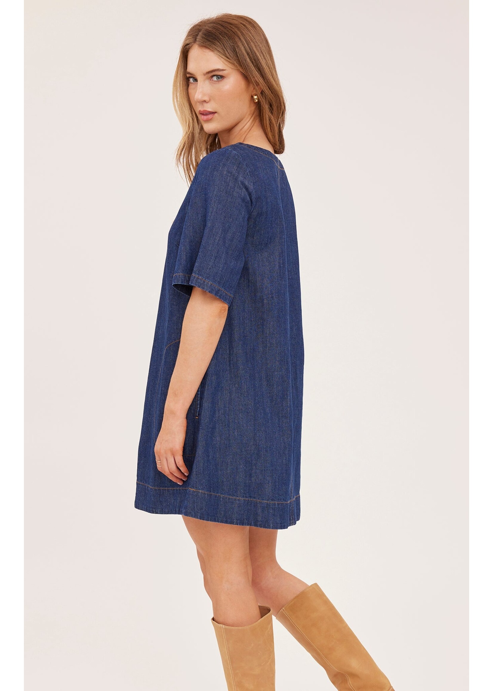 Gentle Fawn Robe Courte Penelope - Dark Wash