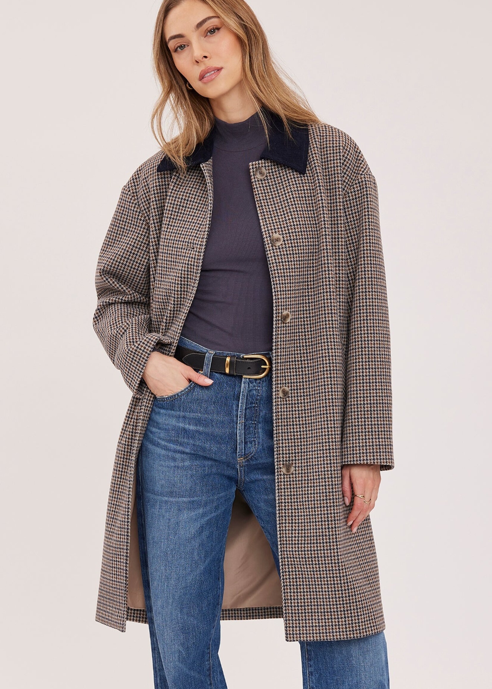 Gentle Fawn Manteau Millie - Navy Tweed