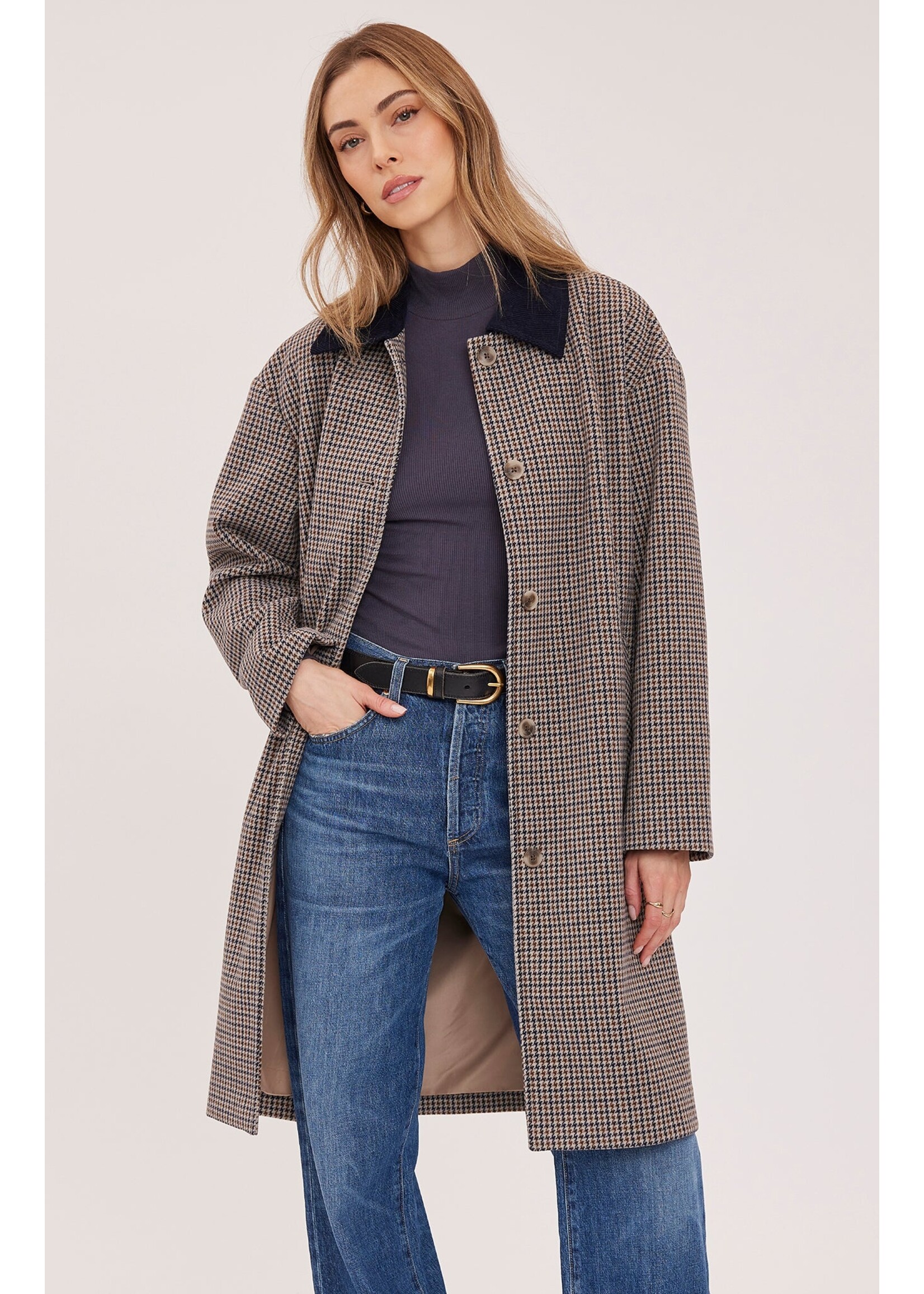 Gentle Fawn Manteau Millie - Navy Tweed