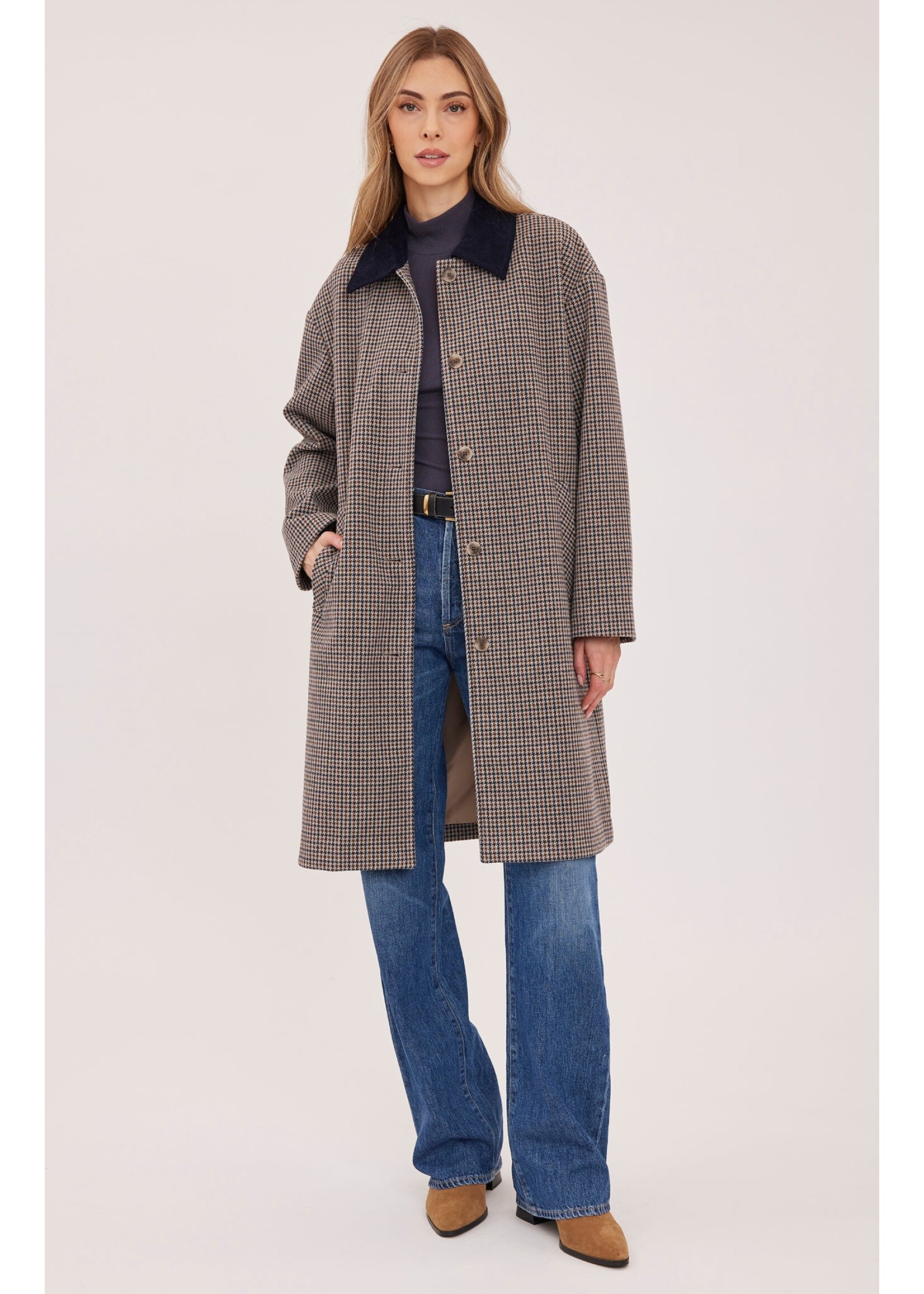 Gentle Fawn Manteau Millie - Navy Tweed