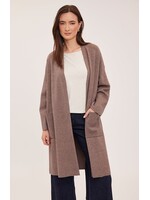FA26 GF Blake Cardigan - Heather Bark