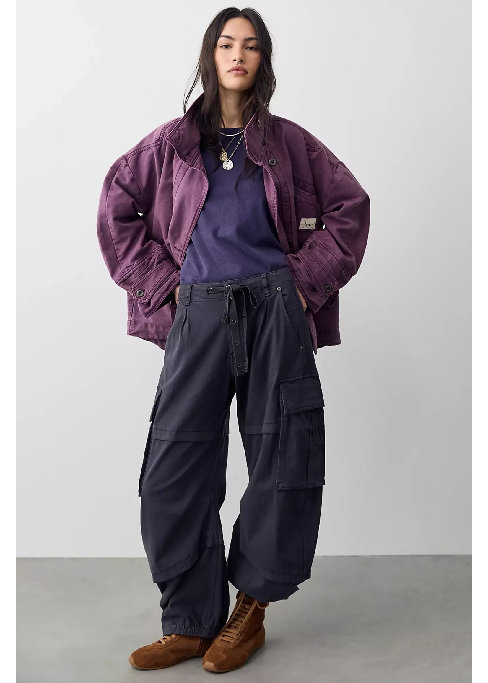 Free People Free People Reef Curved Cargo Twill Pant ( Deux Couleurs )