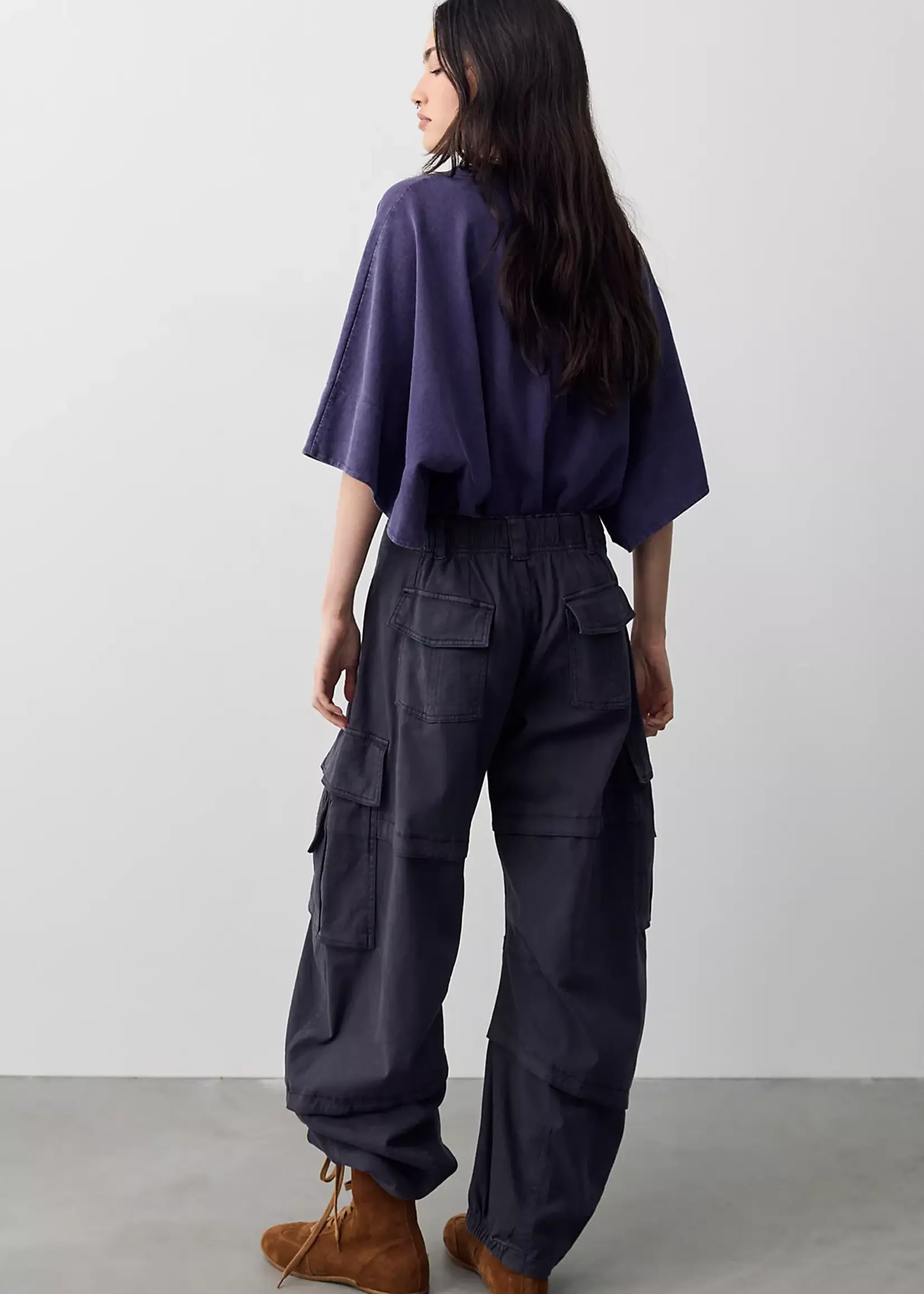Free People Free People Reef Curved Cargo Twill Pant ( Deux Couleurs )