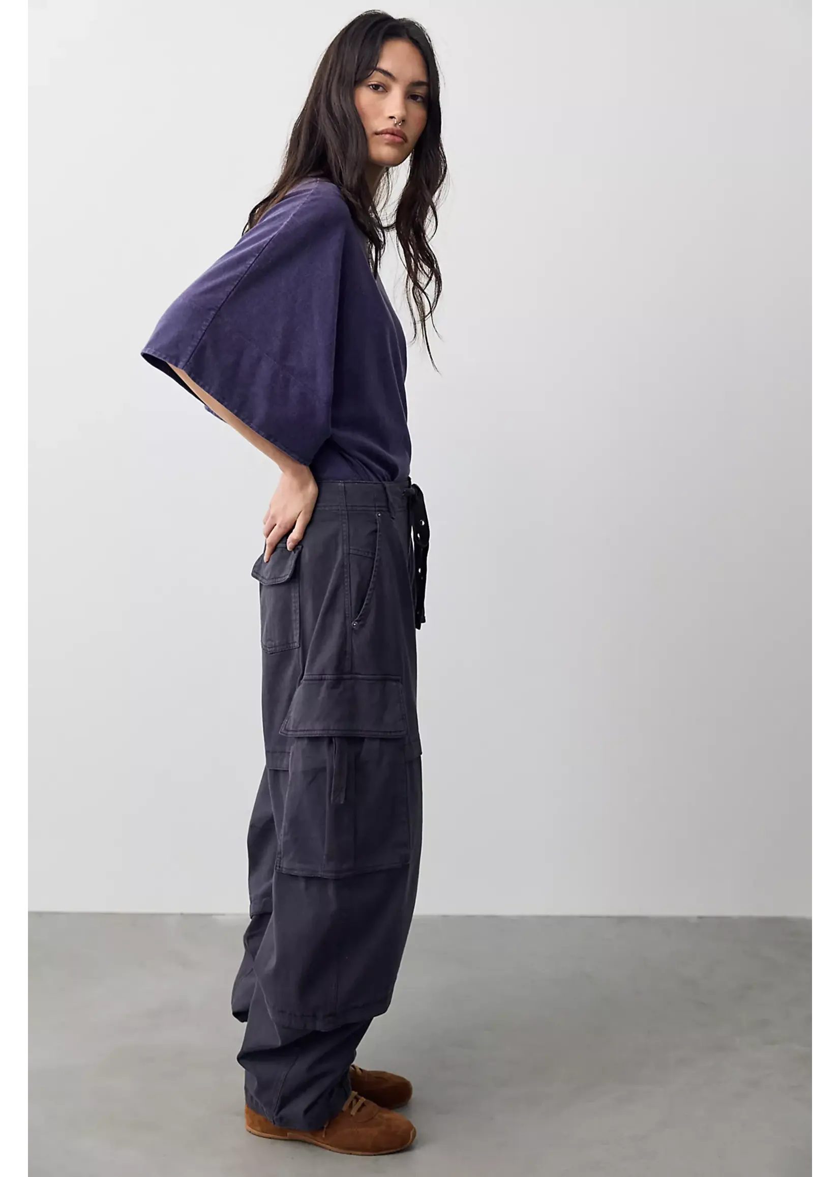 Free People Free People Reef Curved Cargo Twill Pant ( Deux Couleurs )