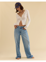 Daze Daze Denim 2K Mid Rise Relaxed Baggy - Pulse