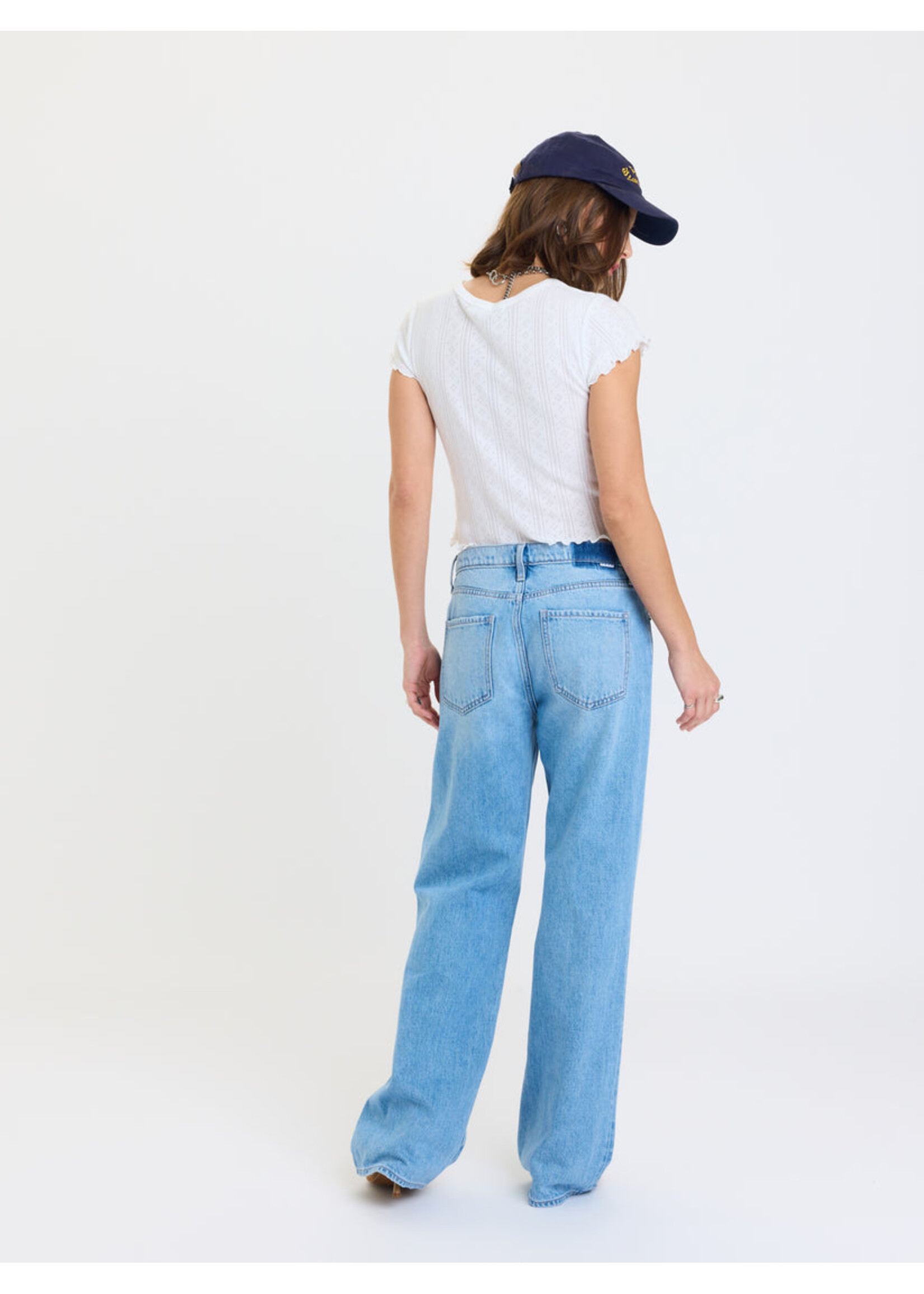 Daze Daze Denim 2K Mid Rise Relaxed Baggy - Pulse