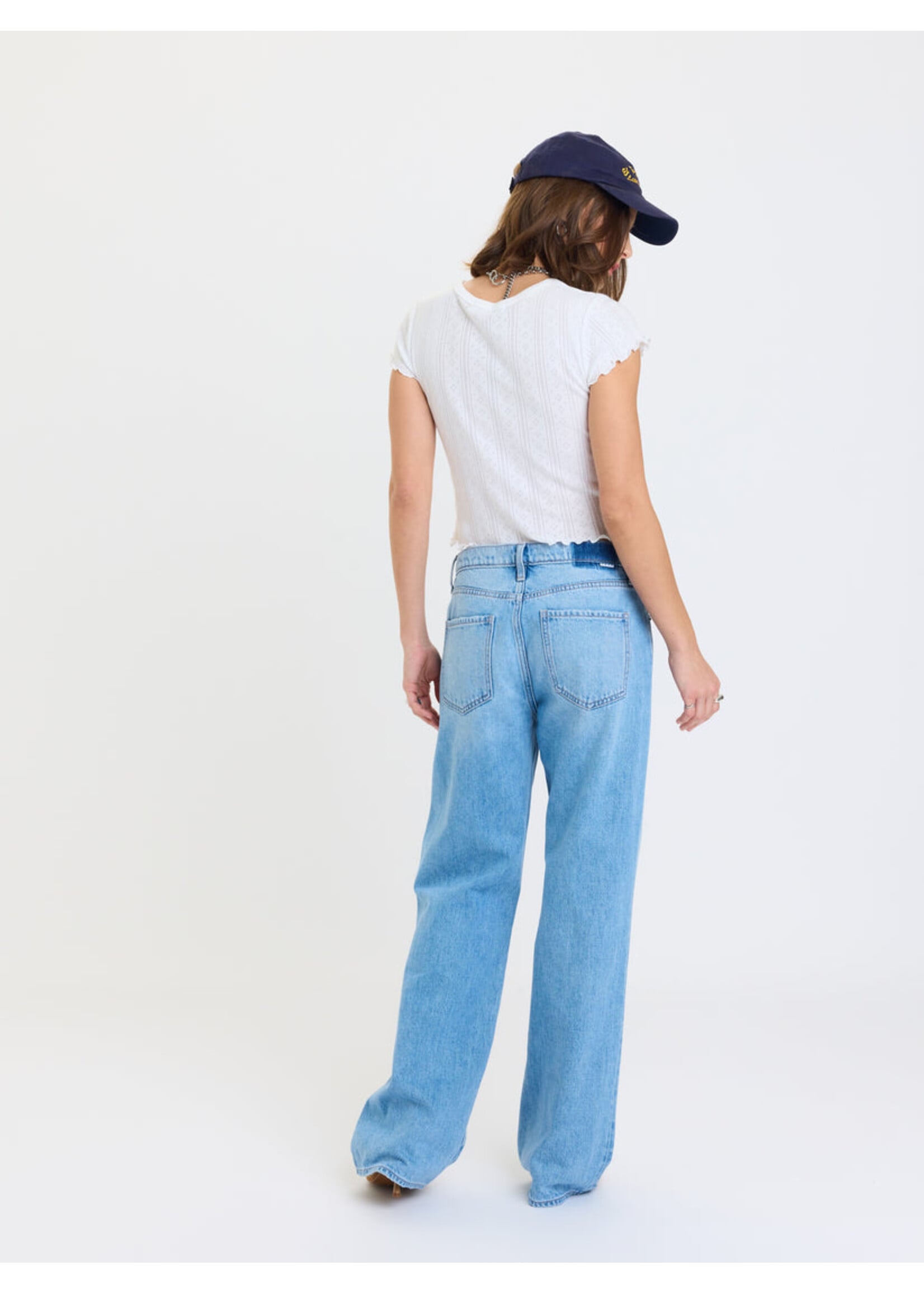 Daze Daze Denim 2K Taille Mi-Haute Relax Baggy - Pulse
